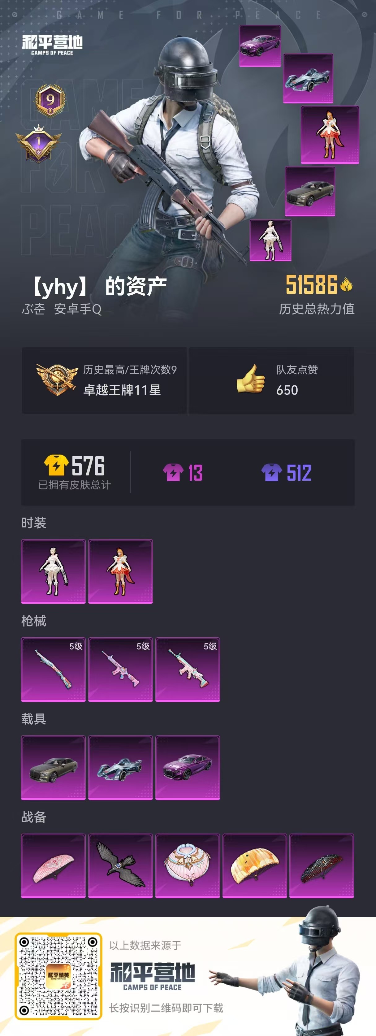 HPSJ3224942和平精英账号详情图8 HPSJ3224942和平精英账号详情图8