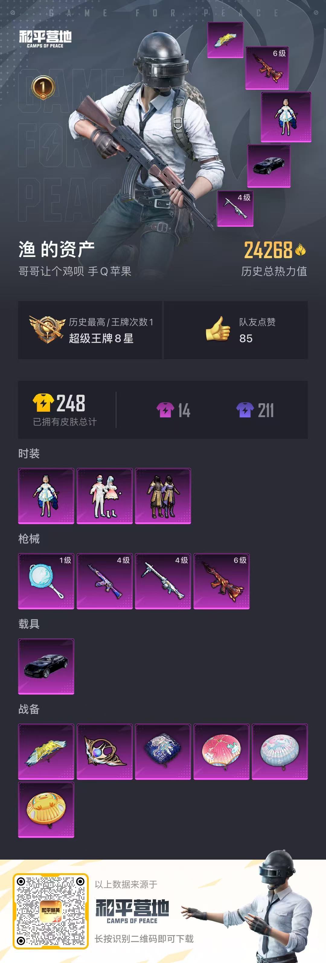 HPKG3231225和平精英账号详情图7 HPKG3231225和平精英账号详情图7