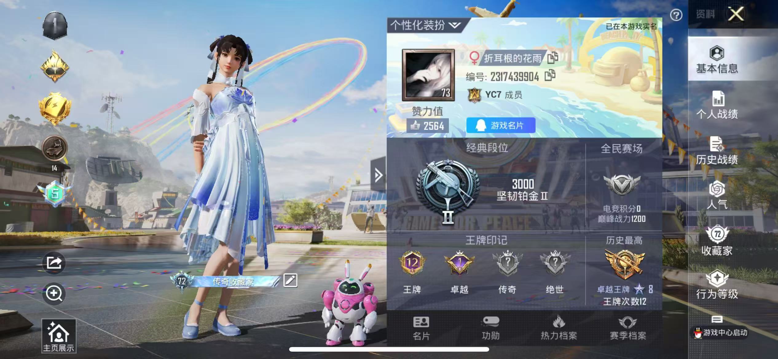 HPSJ3165247和平精英账号详情图10