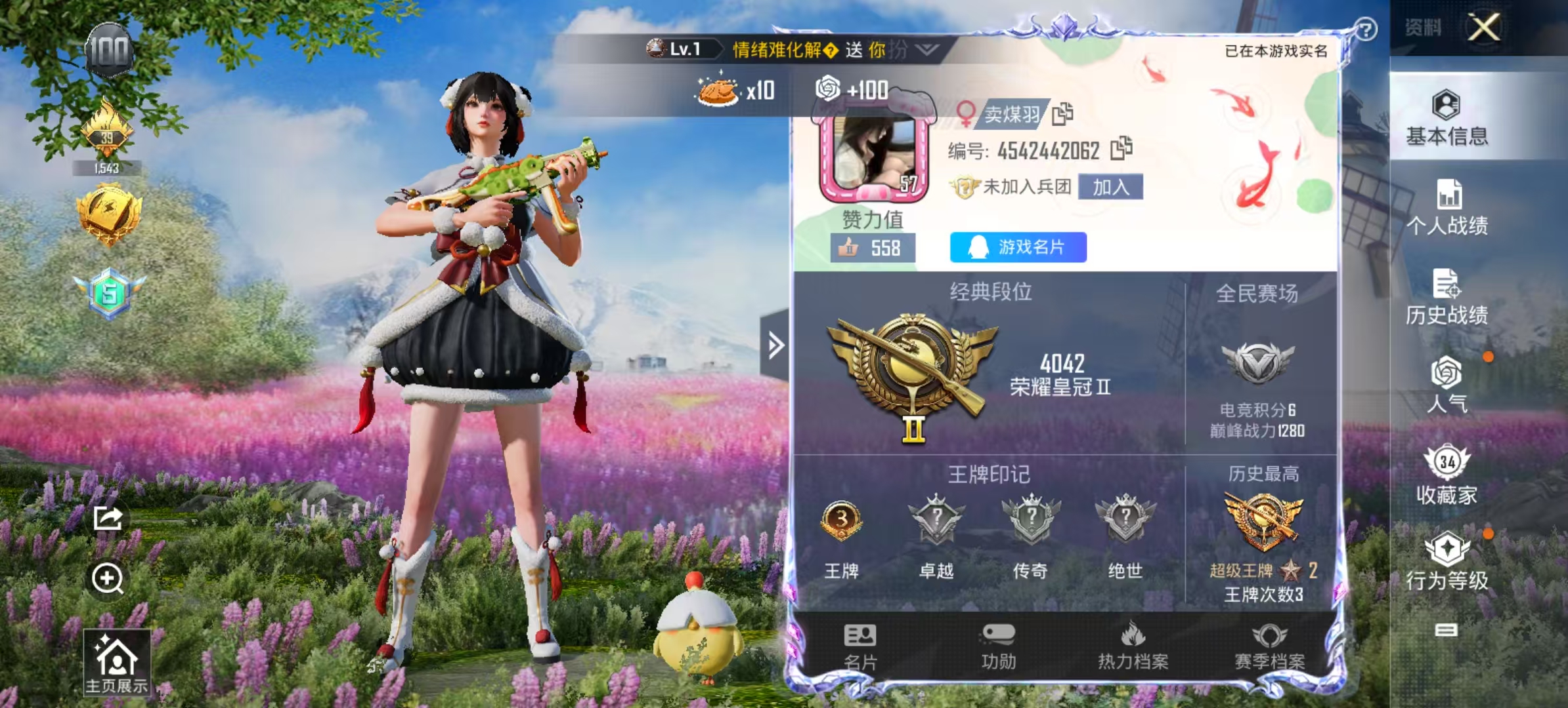 HPKG3170692和平精英账号详情图4
