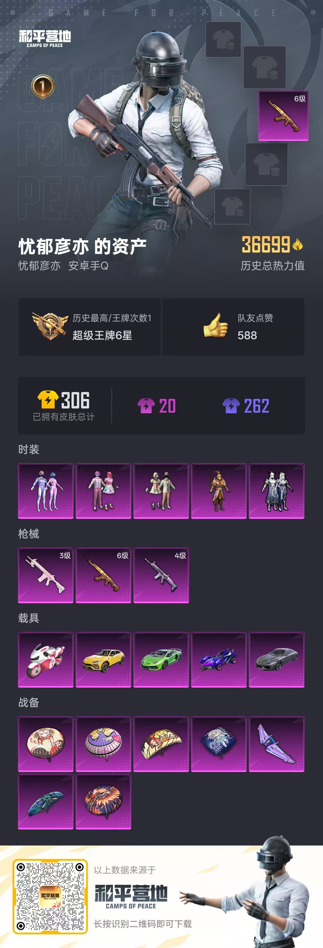 HPKG3175263和平精英账号详情图5