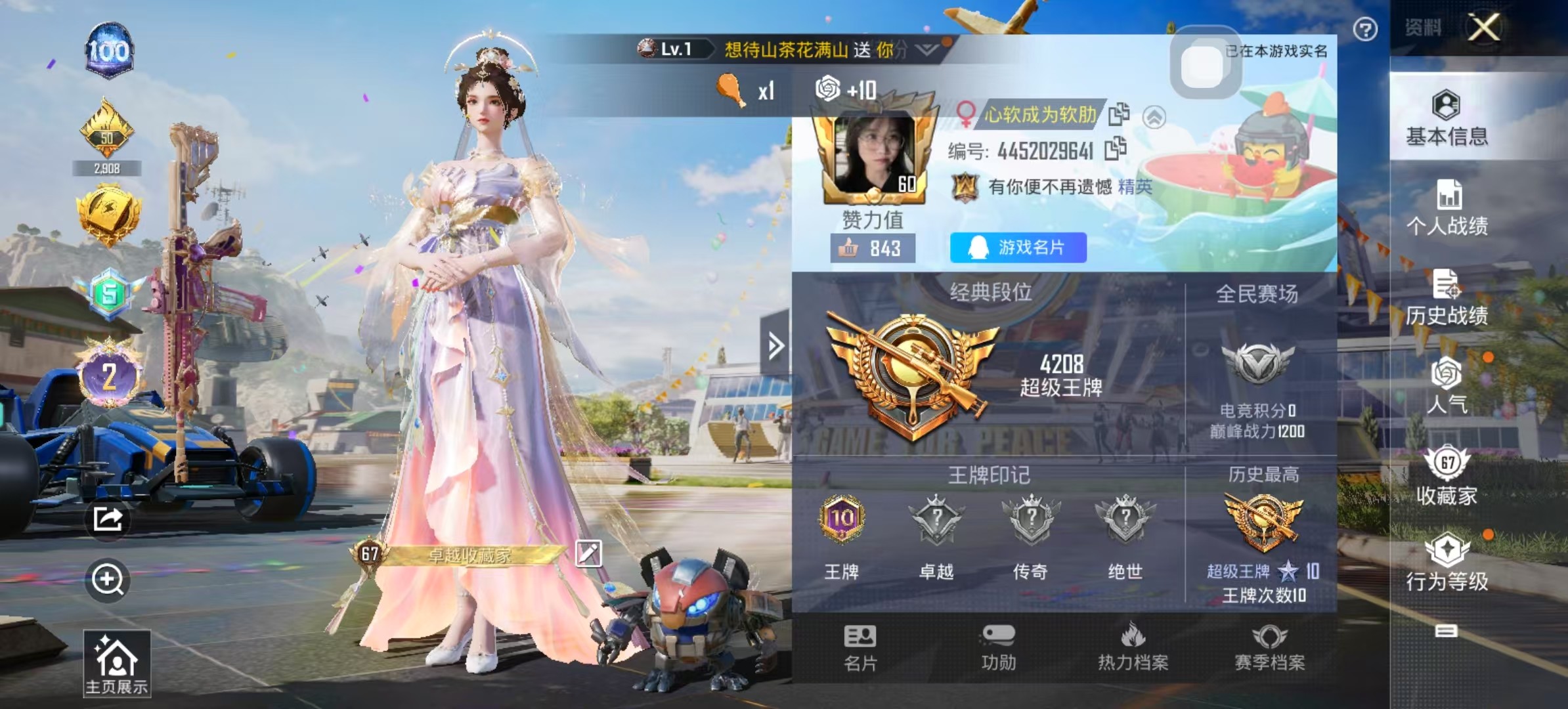 HPKG3208177和平精英账号详情图4 HPKG3208177和平精英账号详情图4