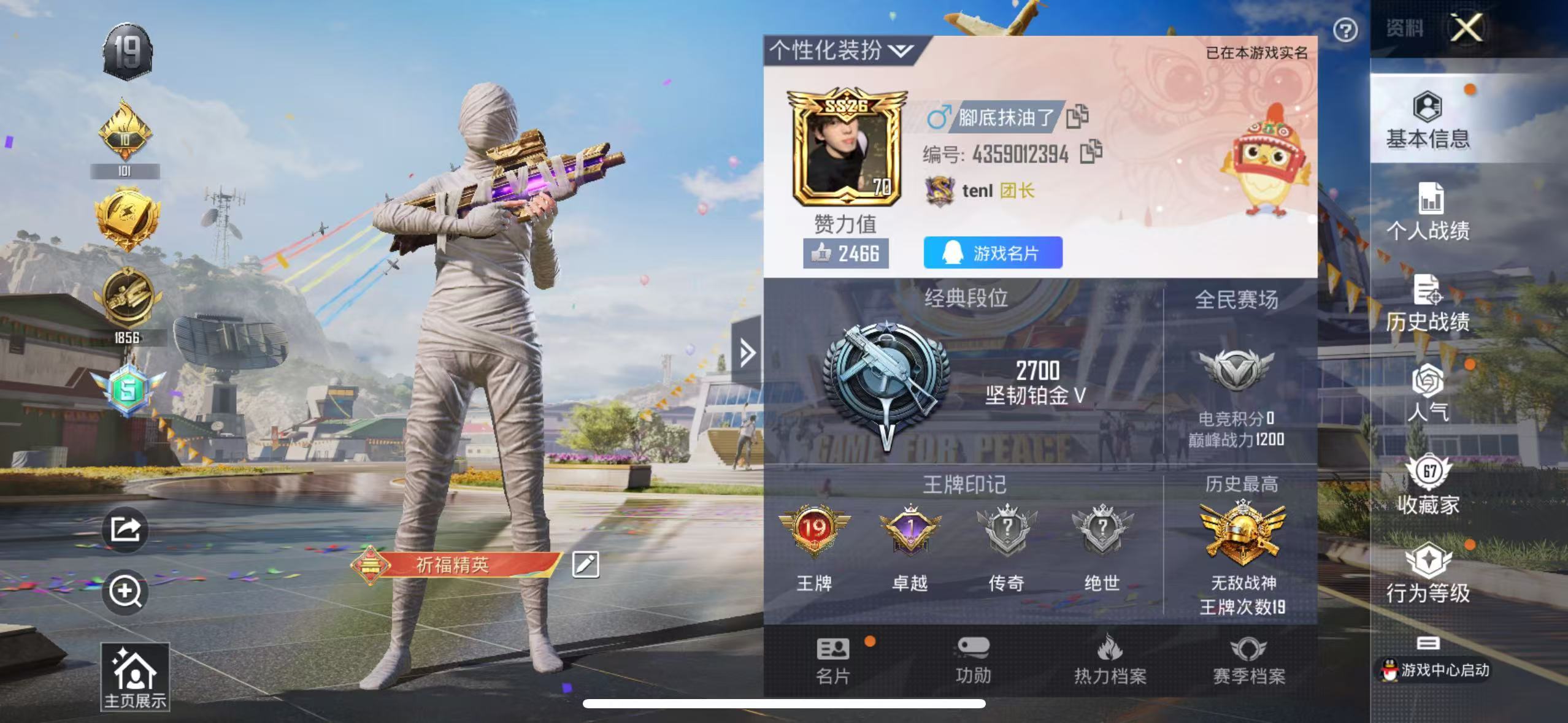 HPSJ3165364和平精英账号详情图2 HPSJ3165364和平精英账号详情图2