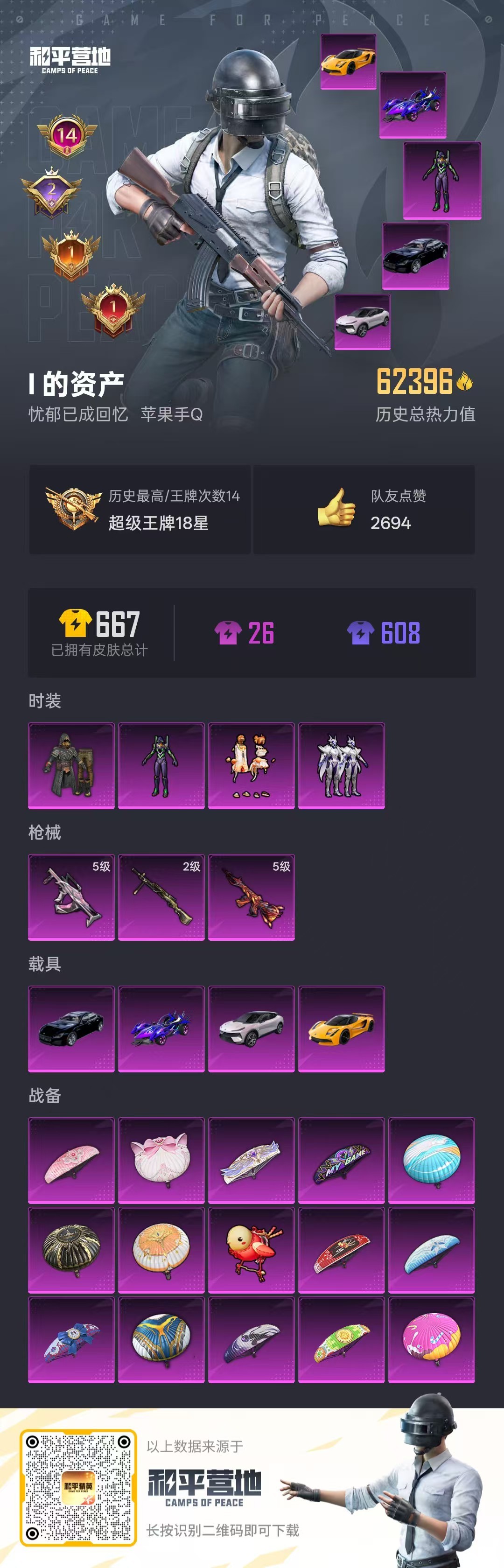 HPKG3203251和平精英账号详情图5 HPKG3203251和平精英账号详情图5