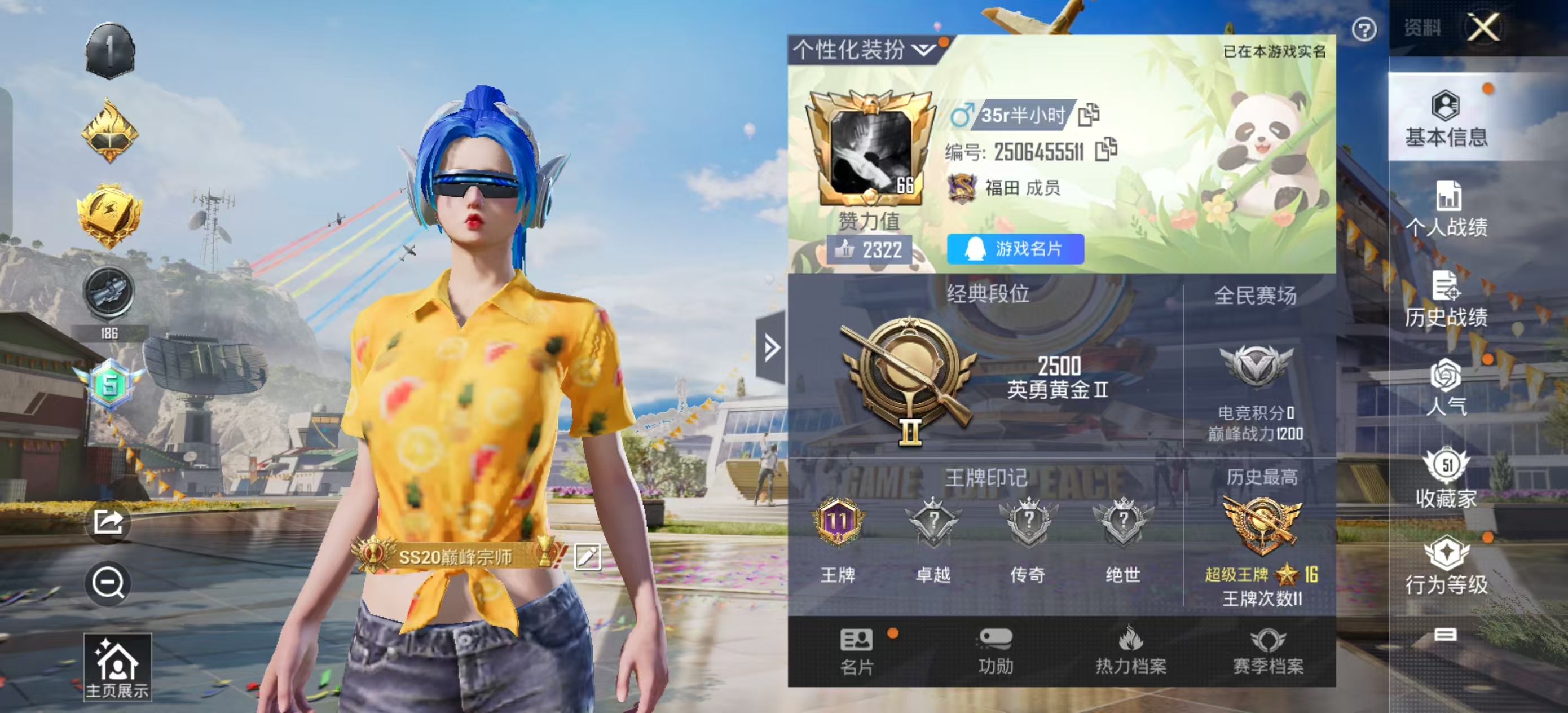 HPKG3175106和平精英账号详情图10