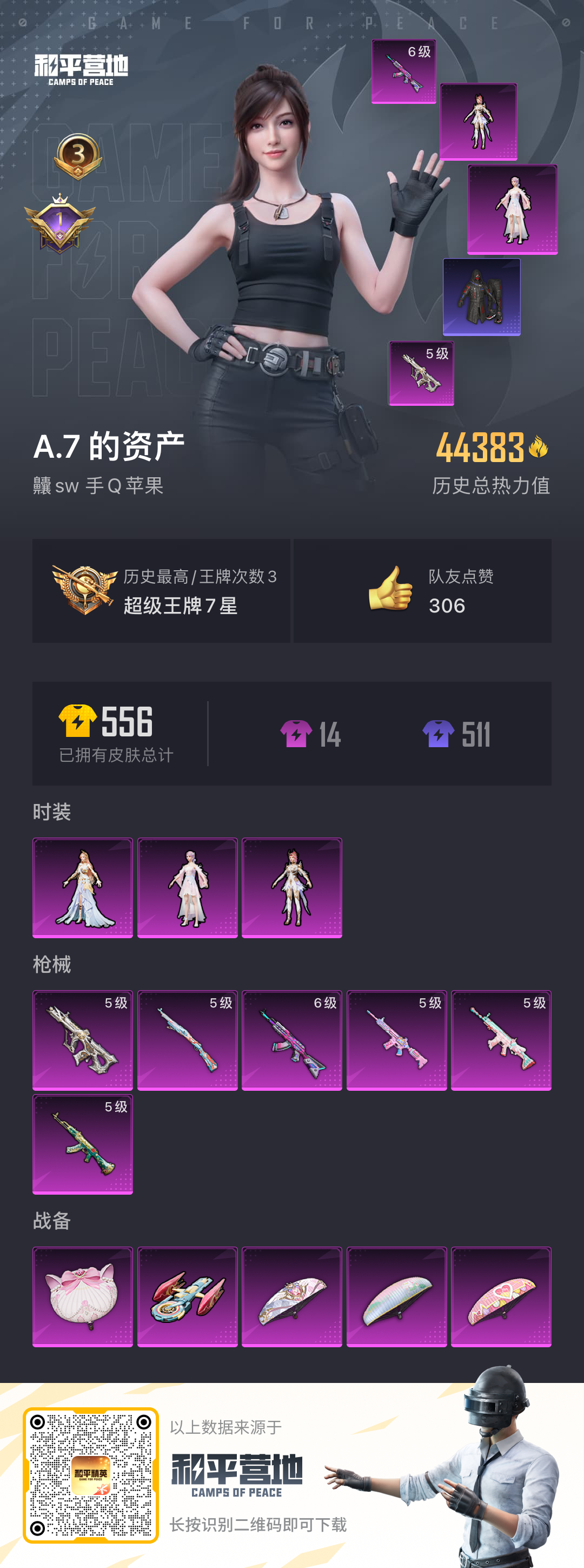 HPSJ3164595和平精英账号详情图8