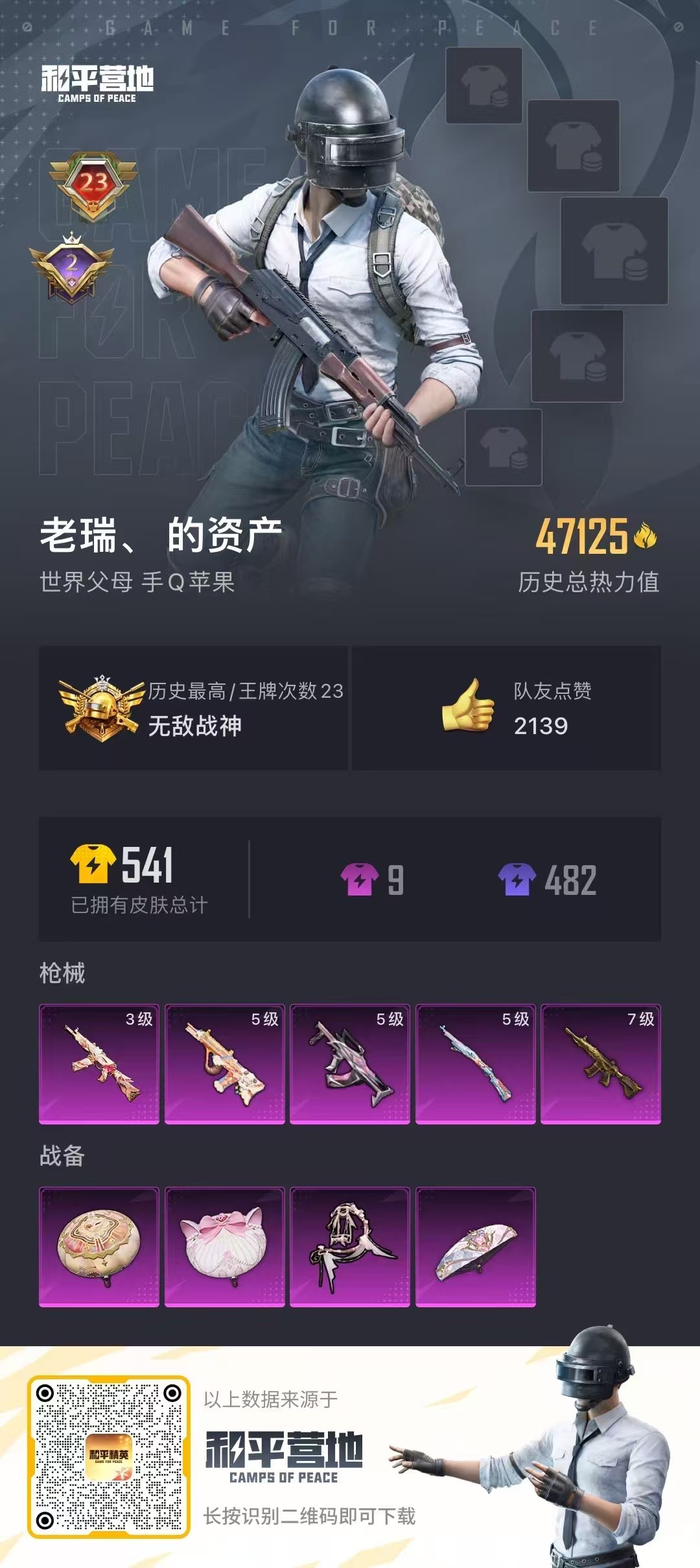HPSJ3226972和平精英账号详情图7 HPSJ3226972和平精英账号详情图7