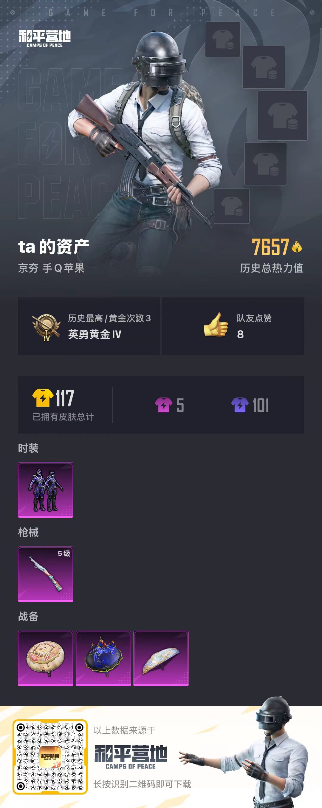 HPKG3227570和平精英账号详情图7 HPKG3227570和平精英账号详情图7