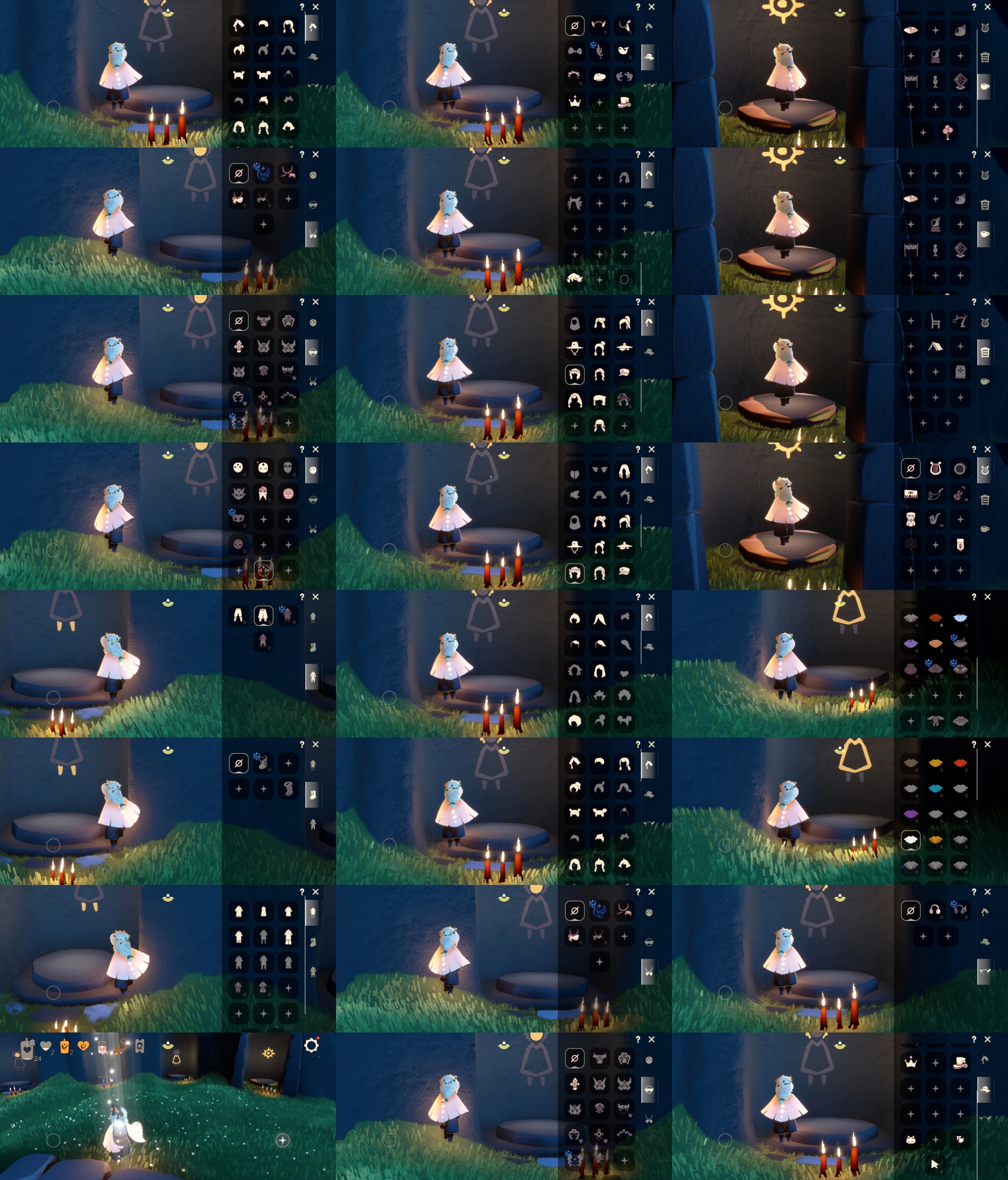 光遇账号oppo渠道服HM0573 ✅渠道: OPPO ✅完成地图: 雨林 ✅季节已毕业: 无 ✅热门复刻/活动:黑脸，矮