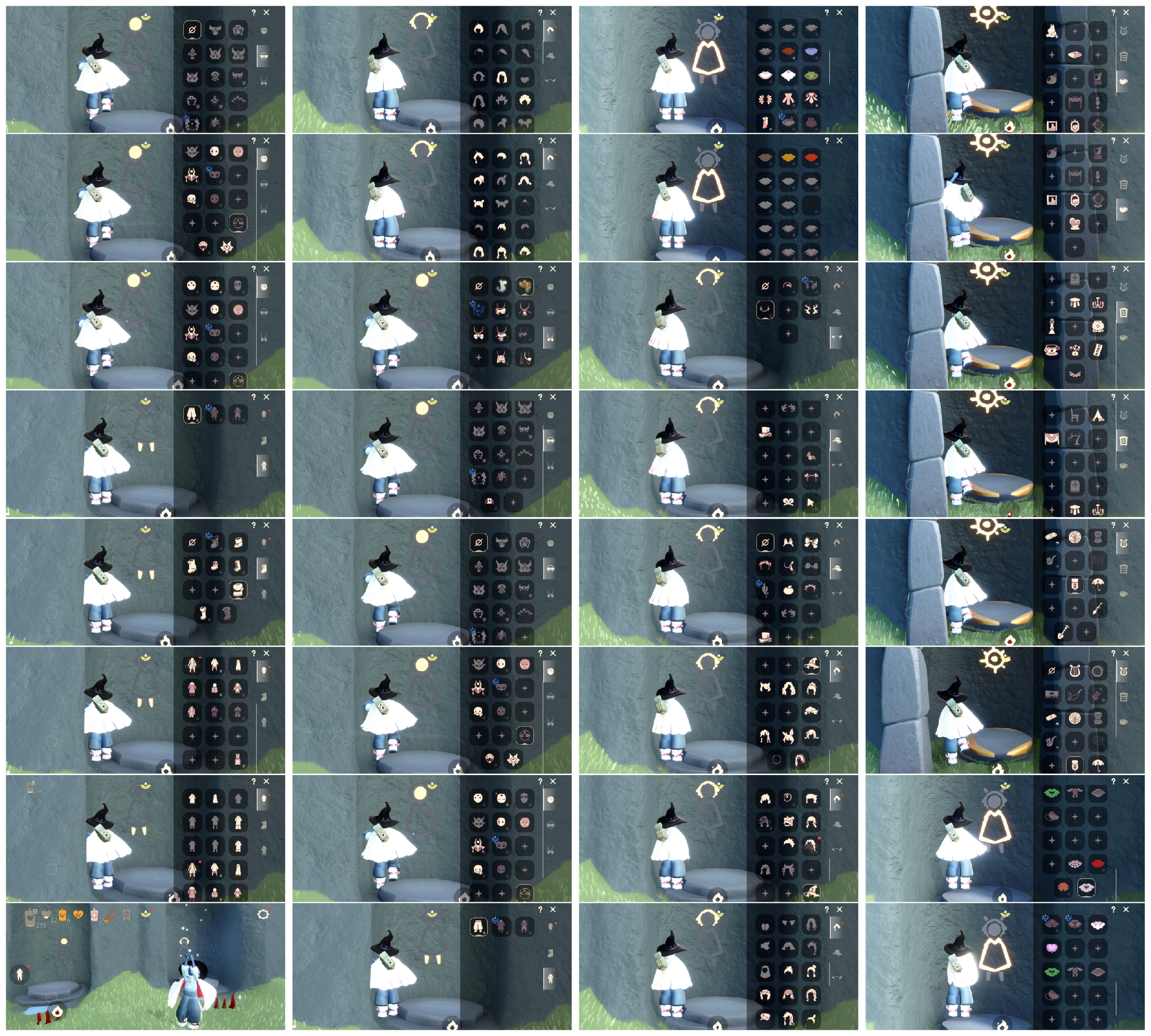 光遇账号oppo渠道服HE0279 ✅渠道: OPPO ✅季节已毕业: 姆明毕业，染色毕业 ✅热门复刻/活动:妮妮红裙，黑