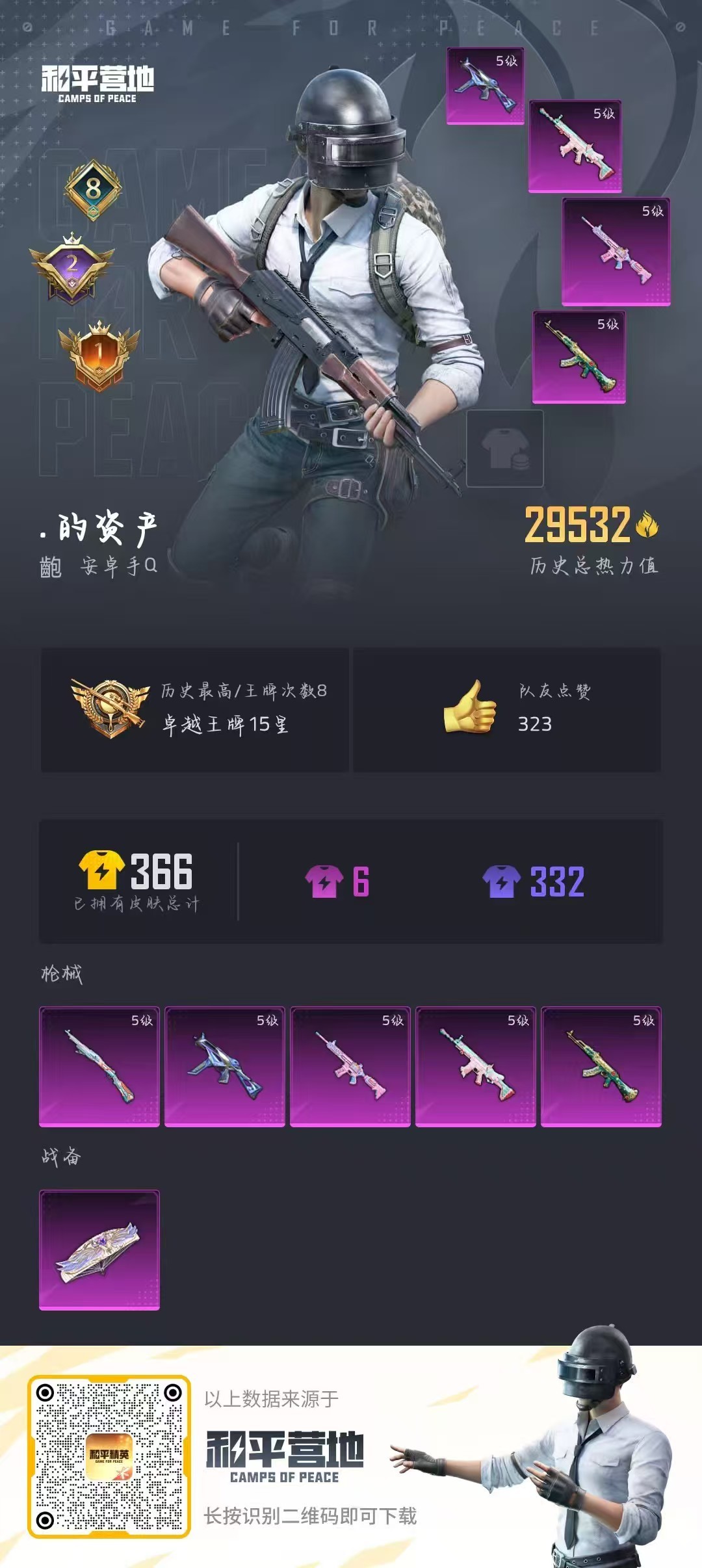 HPSJ3226780和平精英账号详情图6 HPSJ3226780和平精英账号详情图6