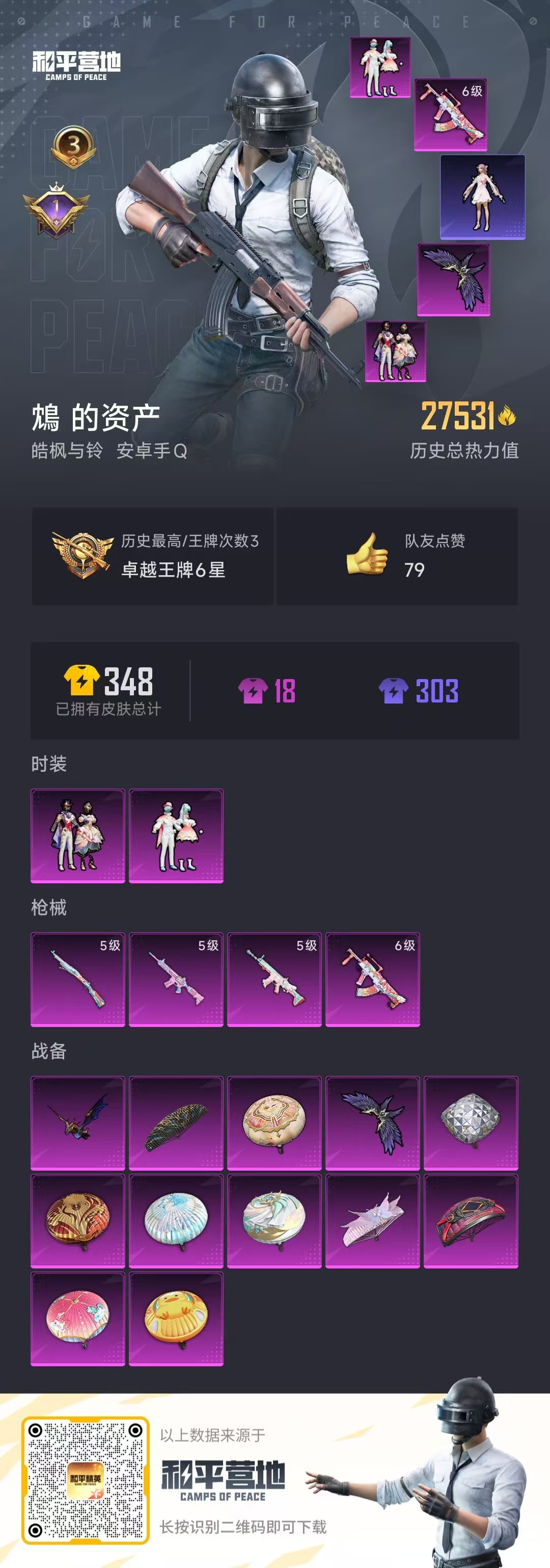 HPSJ3227159和平精英账号详情图6 HPSJ3227159和平精英账号详情图6