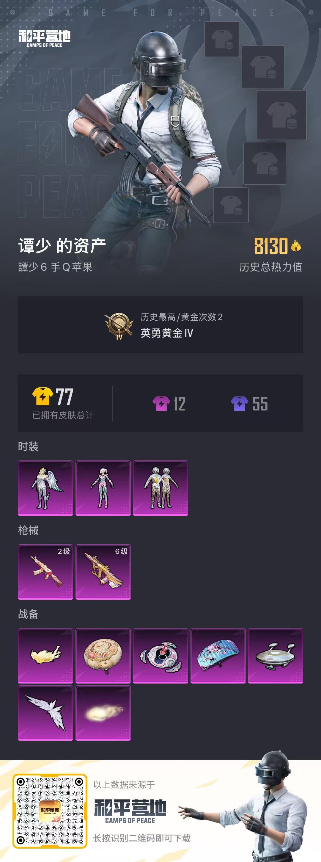 HPSJ3235416和平精英账号详情图4 HPSJ3235416和平精英账号详情图4