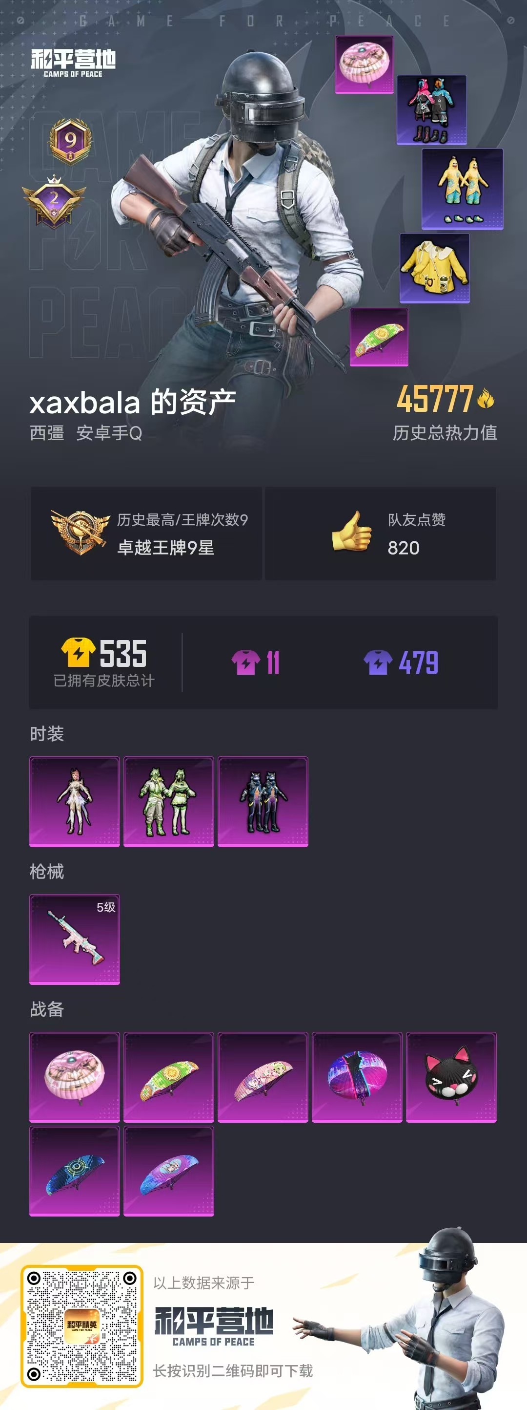 HPSJ3256330和平精英账号详情图3 HPSJ3256330和平精英账号详情图3