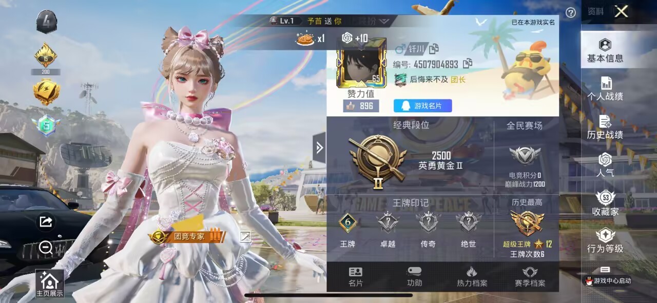 HPKG3243945和平精英账号详情图10 HPKG3243945和平精英账号详情图10