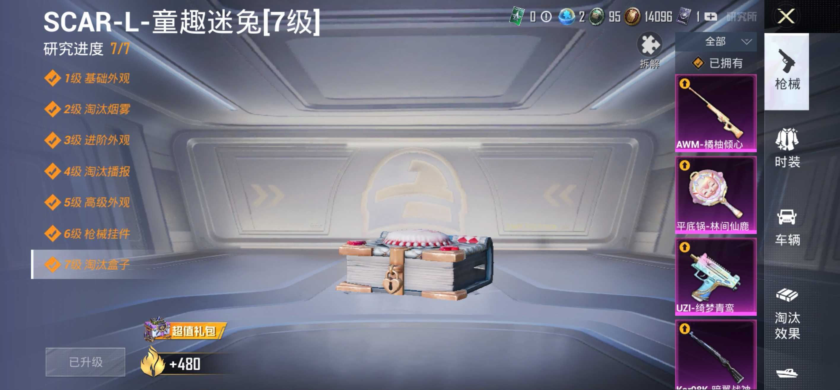 安Q精品小号！-5王牌印记-11粉装-5特效枪-3载具-75182热力值-158套装-197枪皮-J6088
【11粉装】,童趣迷兔,暗夜玫瑰,橘柚倾心,岚岚物语,紫电风暴,冰霜白皇,炙焰红王,林间