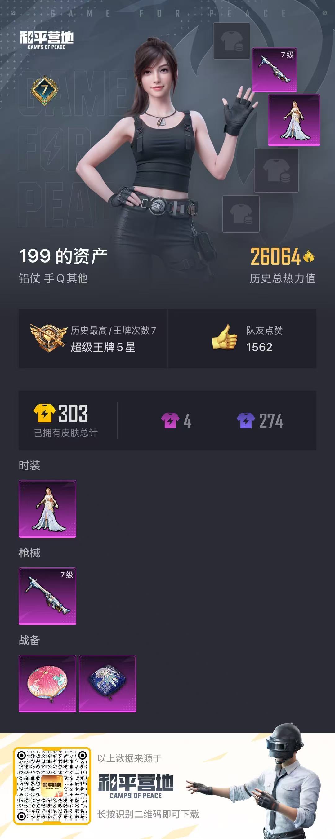 HPKG3233774和平精英账号详情图6 HPKG3233774和平精英账号详情图6