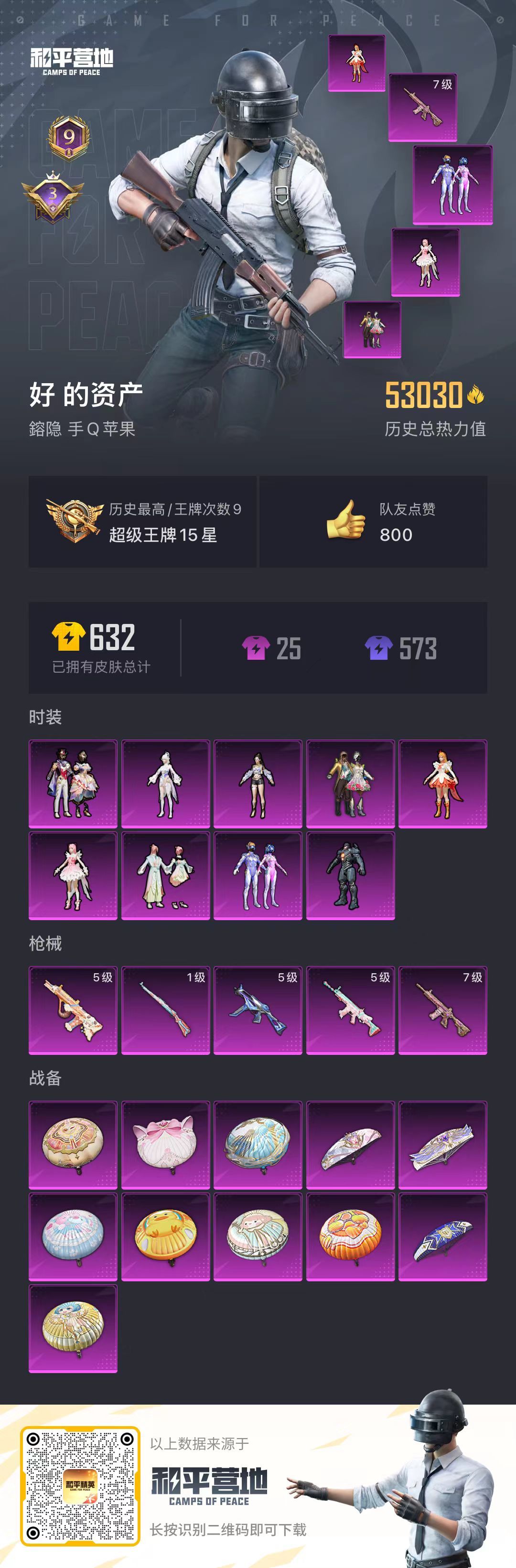 HPKG3236096和平精英账号详情图6 HPKG3236096和平精英账号详情图6