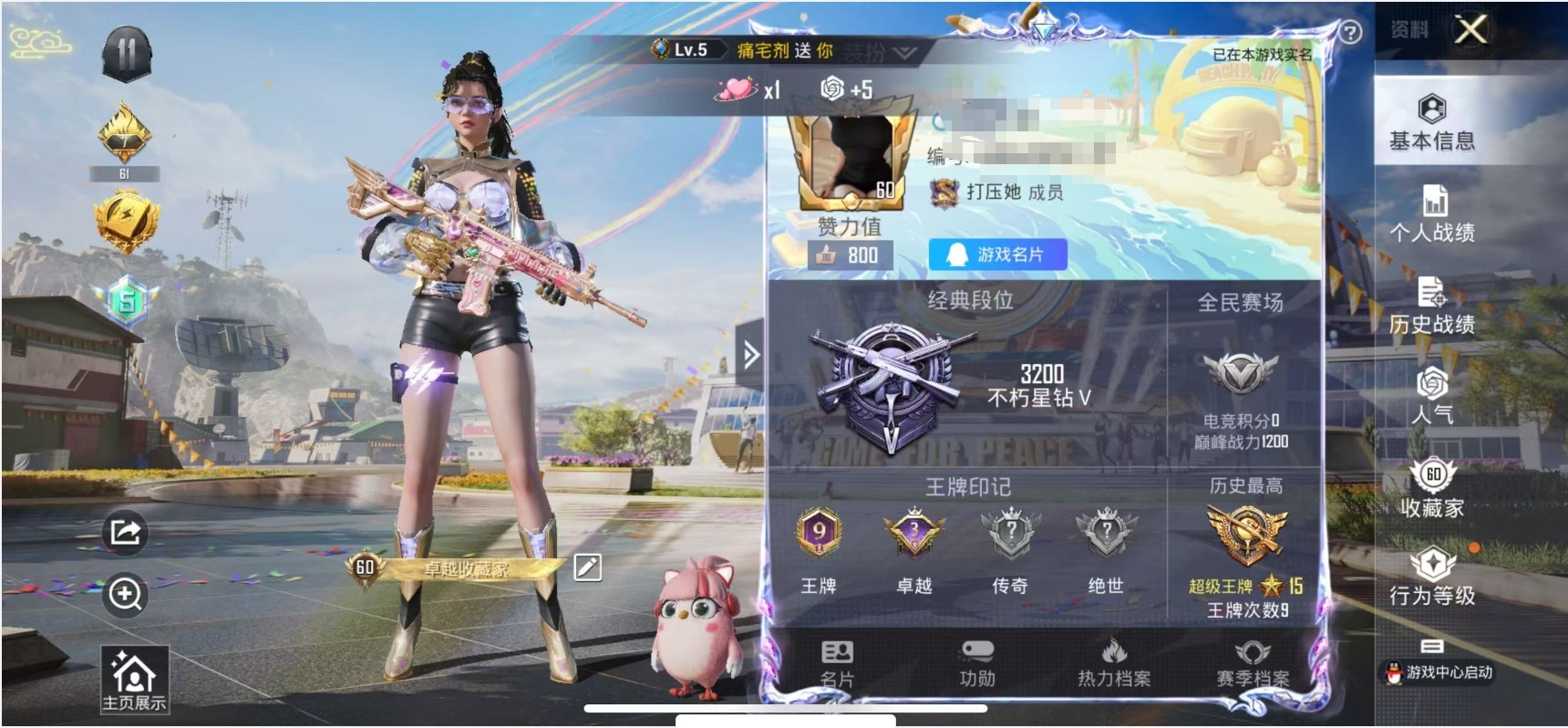 HPKG3236096和平精英账号详情图5 HPKG3236096和平精英账号详情图5