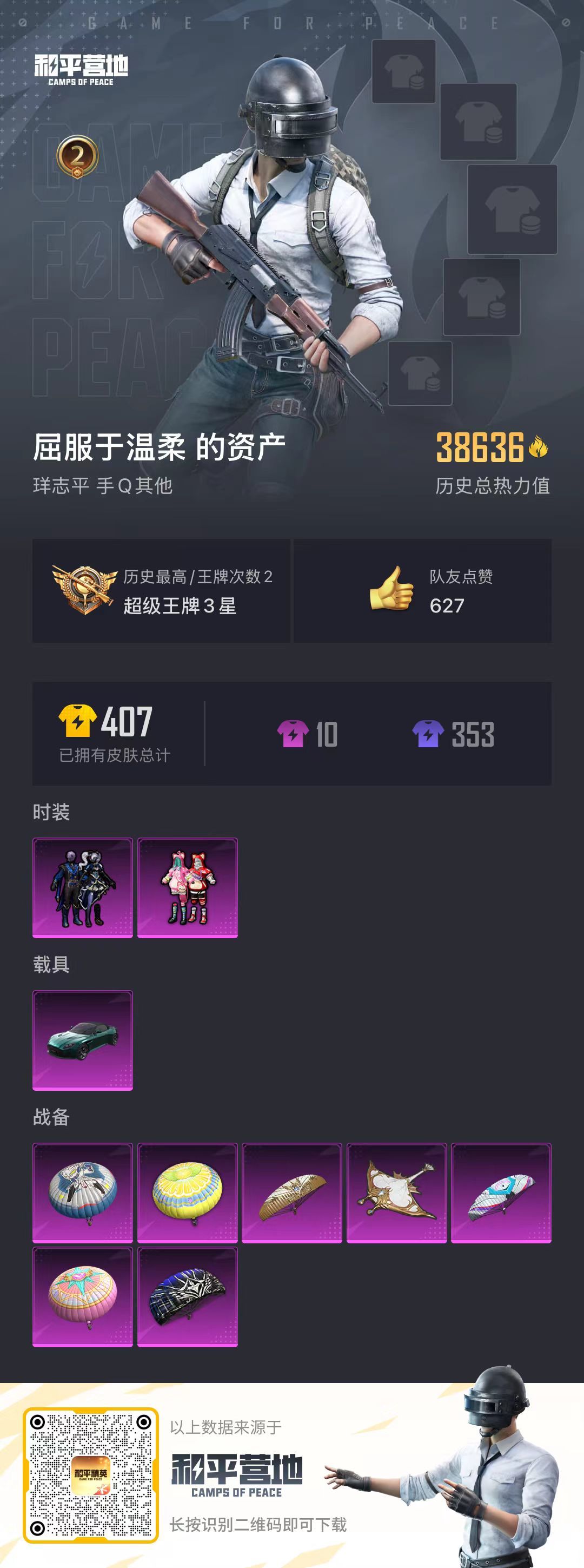 HPKG3236118和平精英账号详情图4 HPKG3236118和平精英账号详情图4