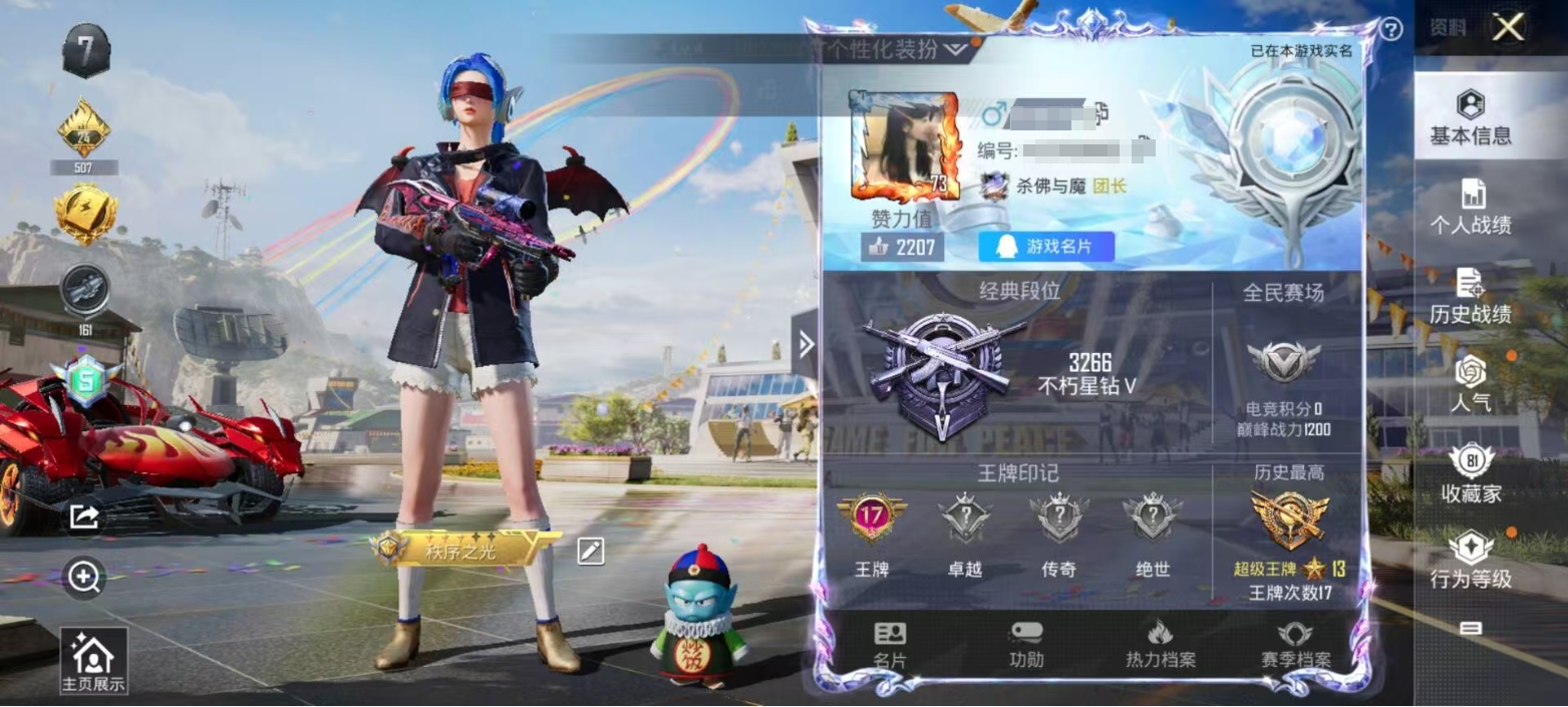 HPKG3238219和平精英账号详情图5