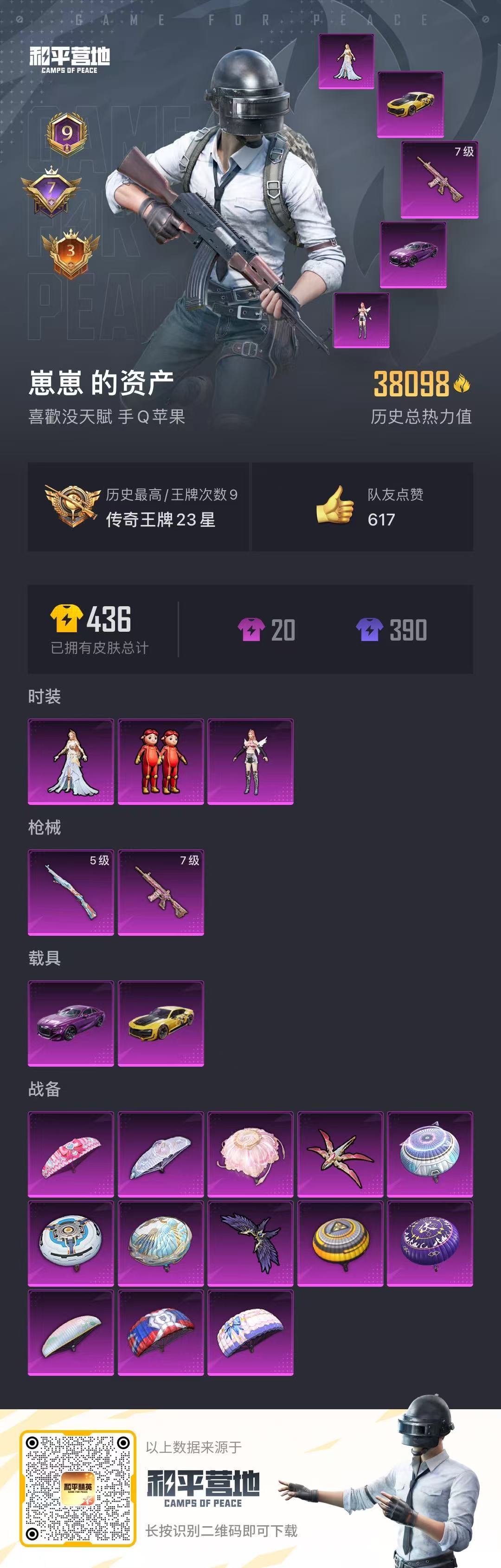HPKG3239814和平精英账号详情图6 HPKG3239814和平精英账号详情图6