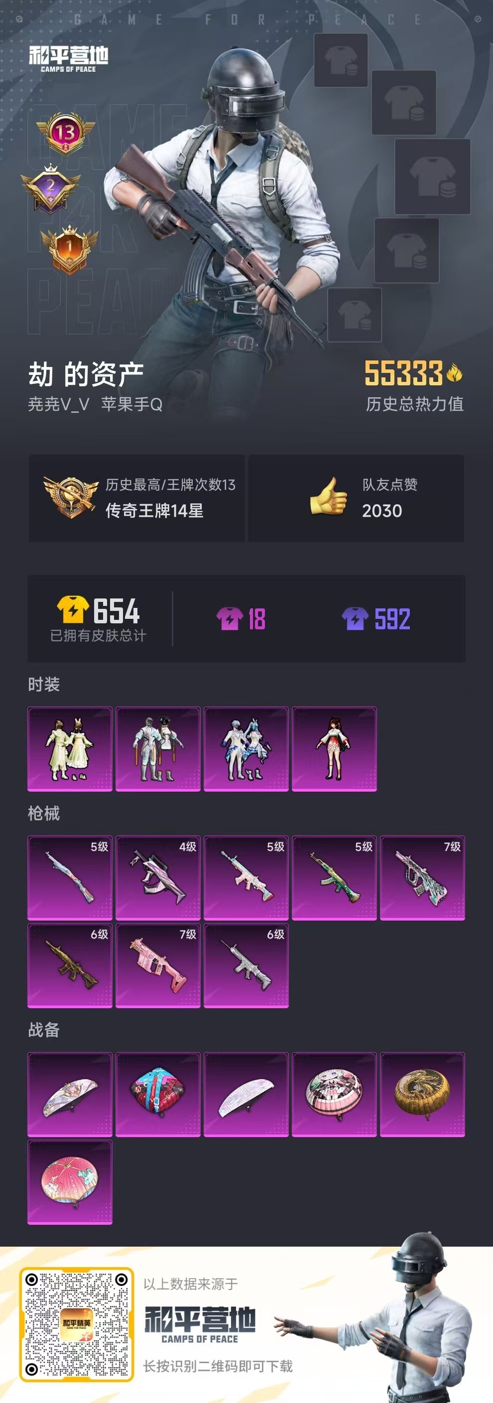 HPKG3246551和平精英账号详情图5 HPKG3246551和平精英账号详情图5