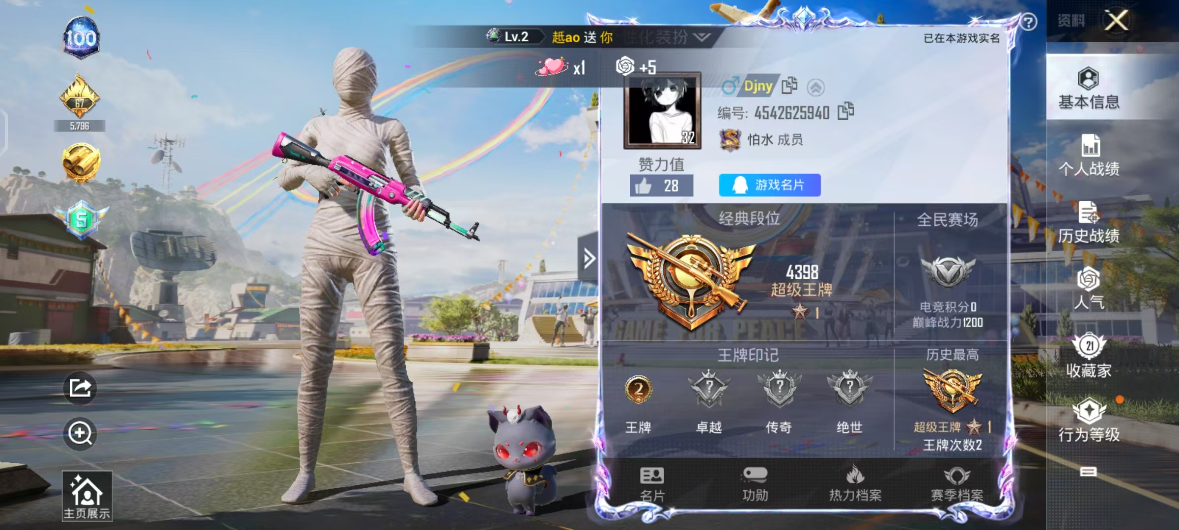 HPKG3175062和平精英账号详情图8
