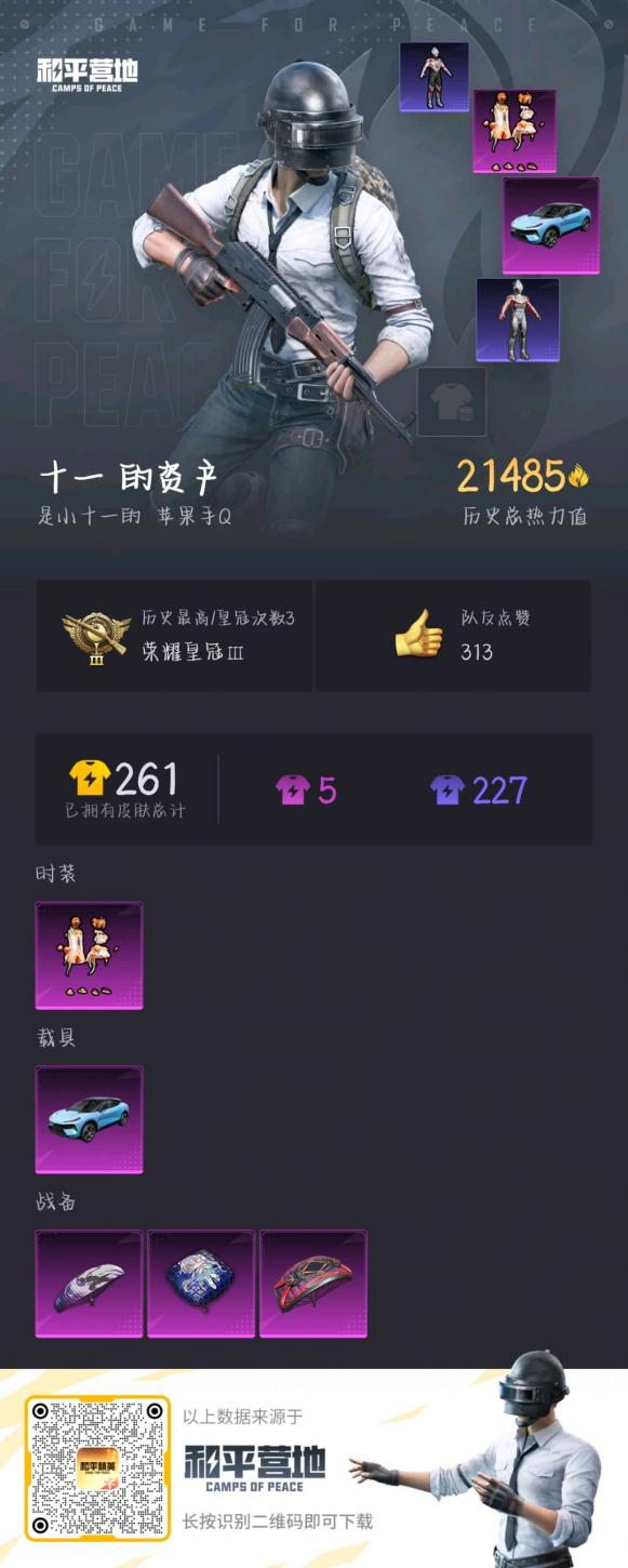 HPSJ3169387和平精英账号详情图5