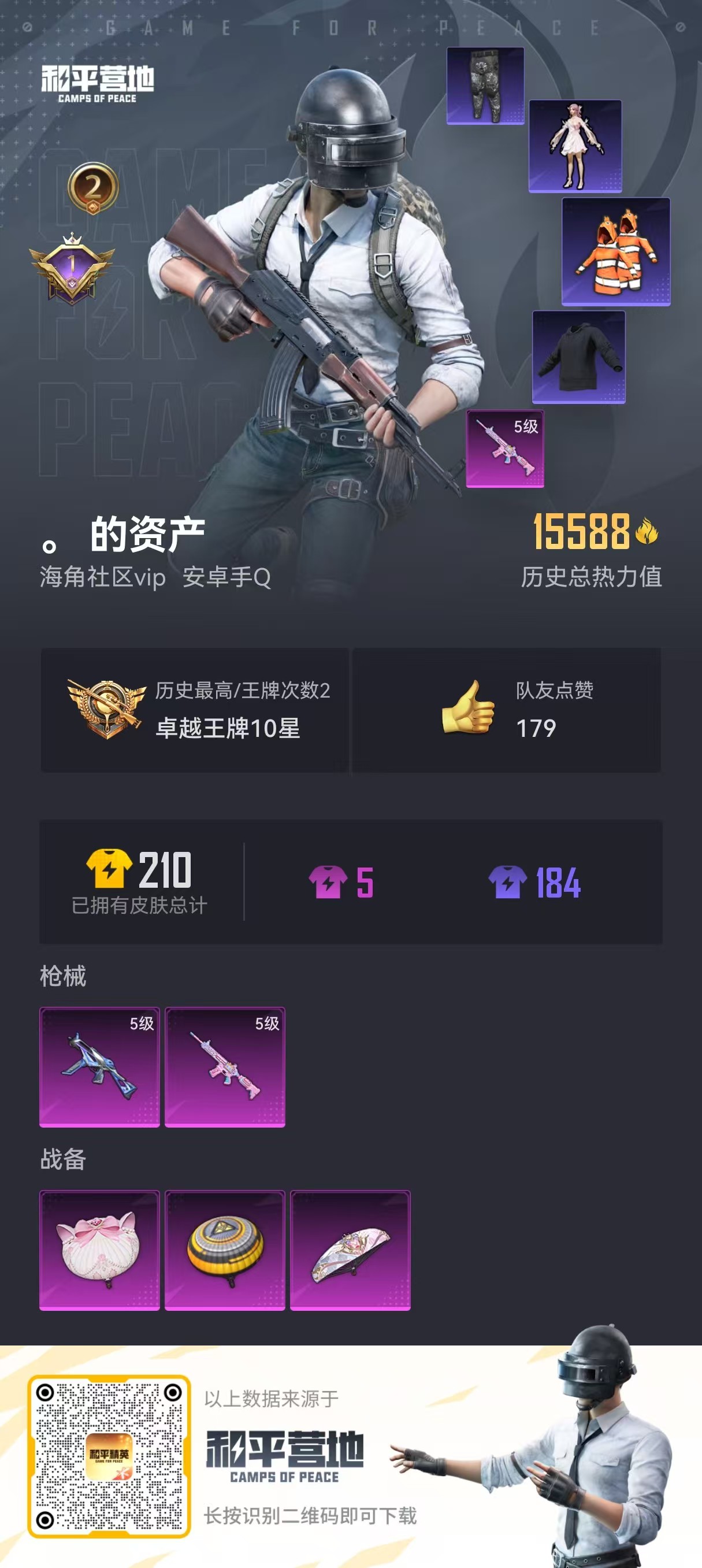HPKG3170546和平精英账号详情图7