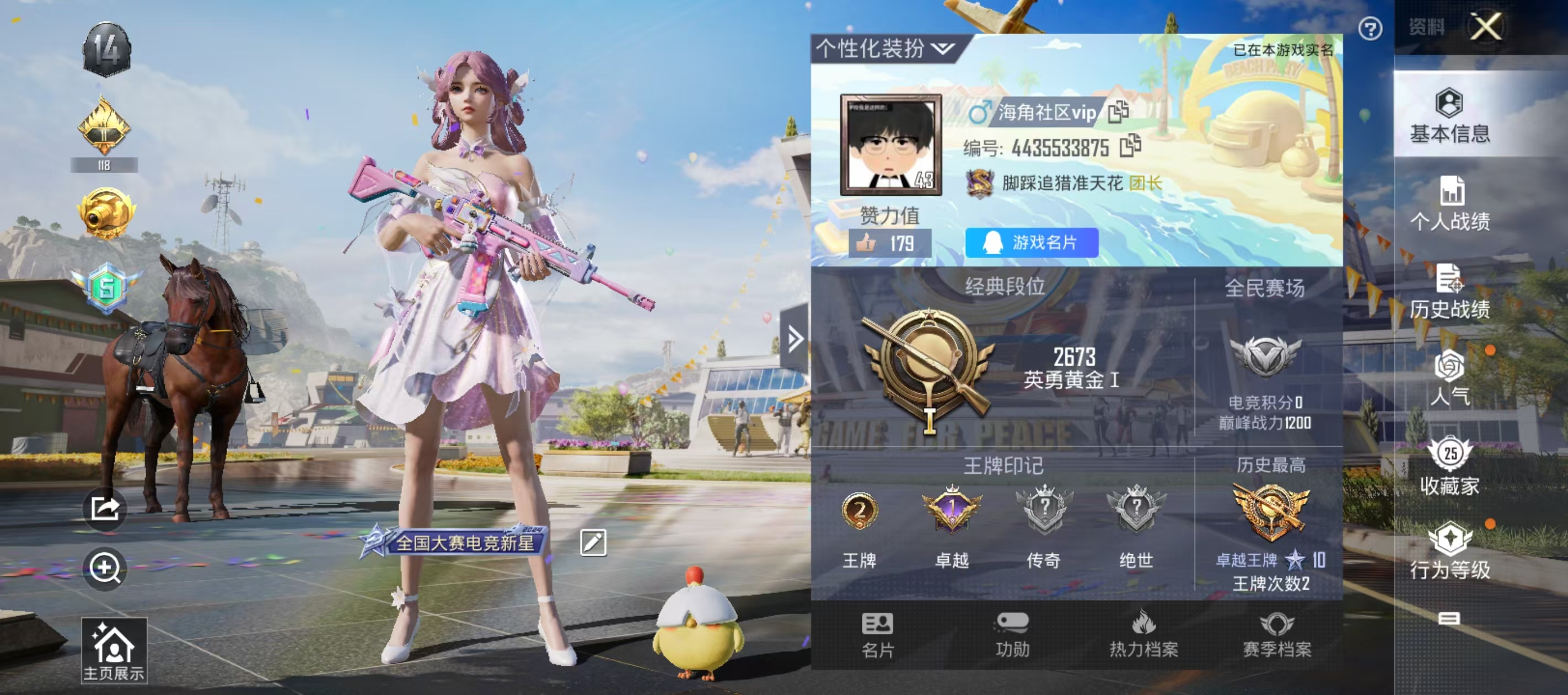 HPKG3170546和平精英账号详情图8