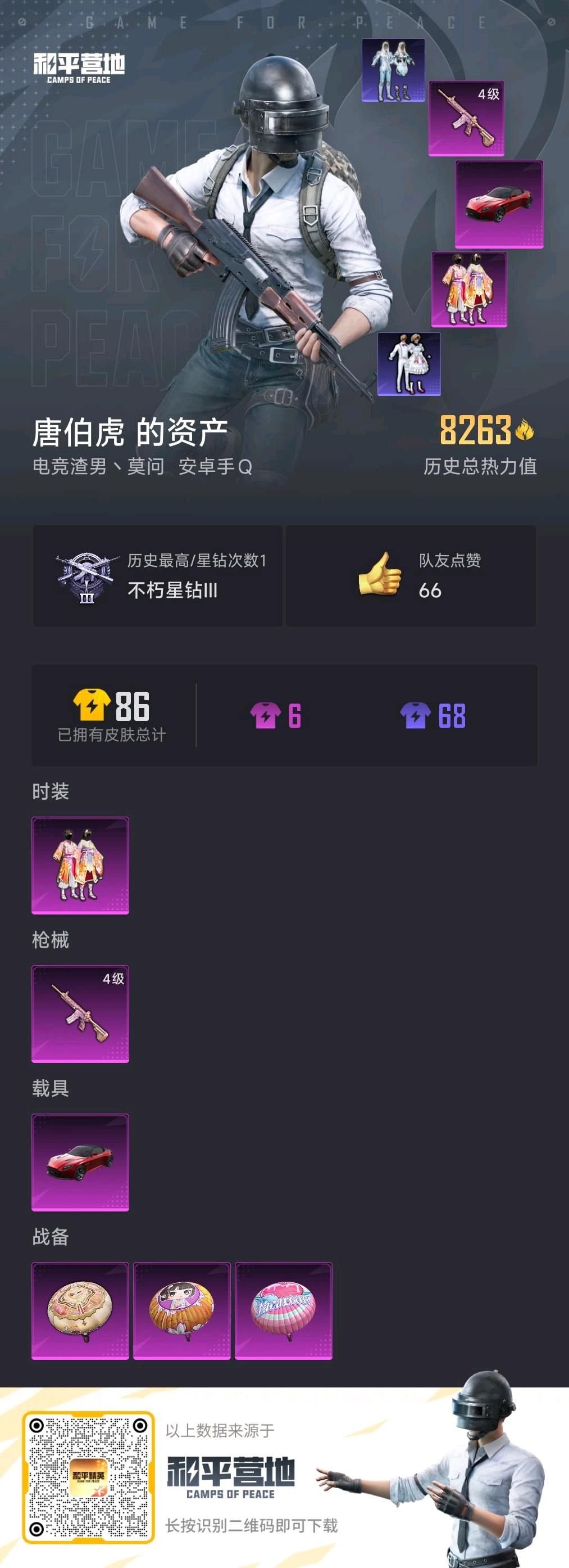 HPSJ3169618和平精英账号详情图3