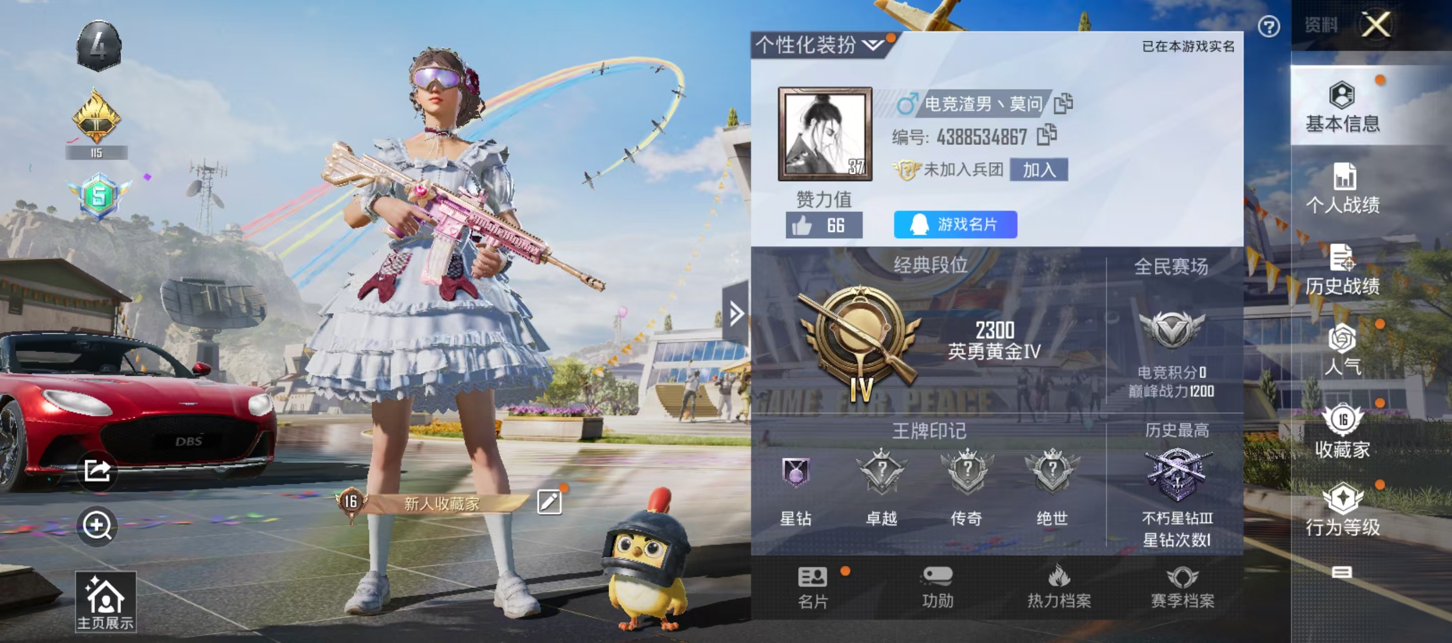 HPSJ3169618和平精英账号详情图5