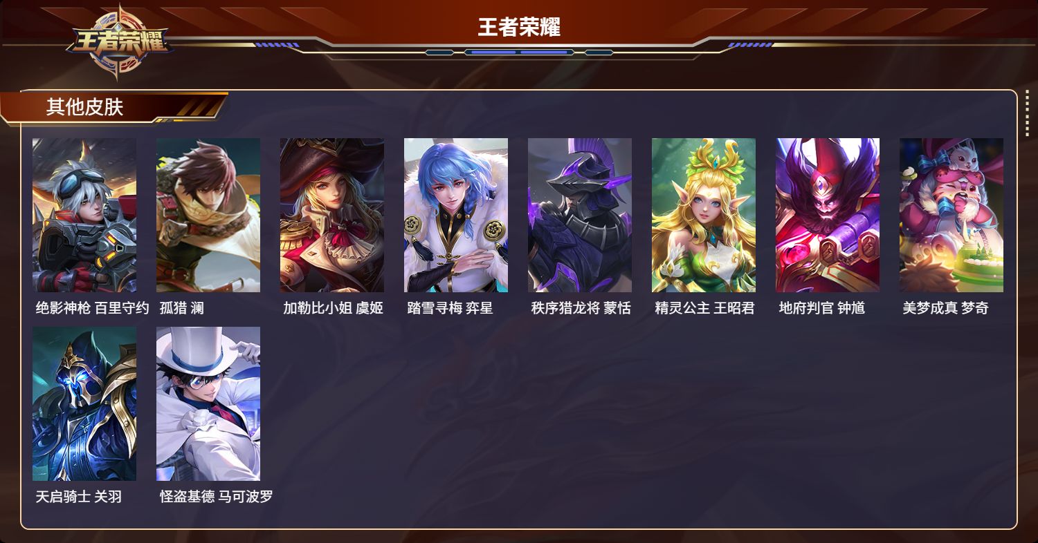 WZMK3154408王者荣耀账号详情图5