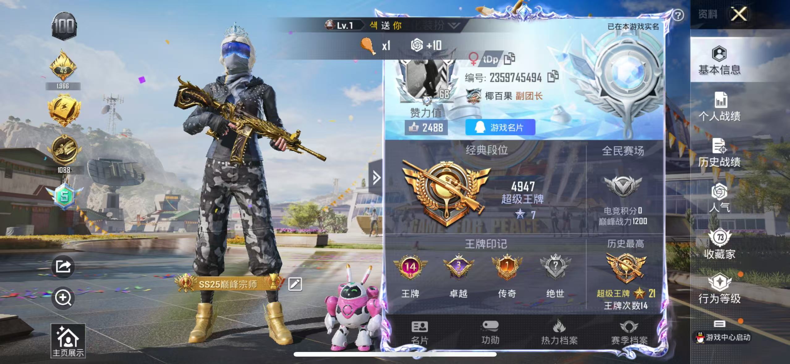 HPKG3178806和平精英账号详情图12
