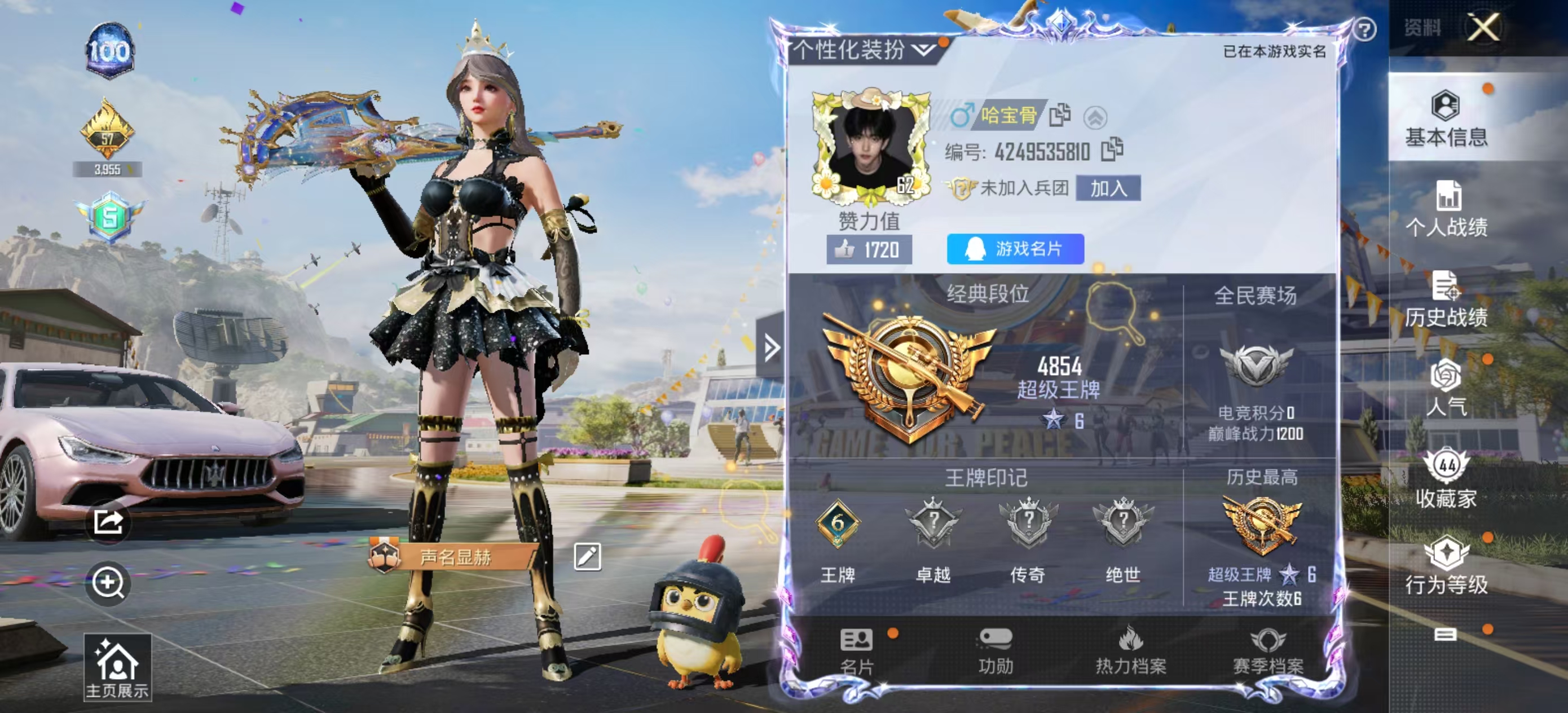 HPKG3178751和平精英账号详情图9
