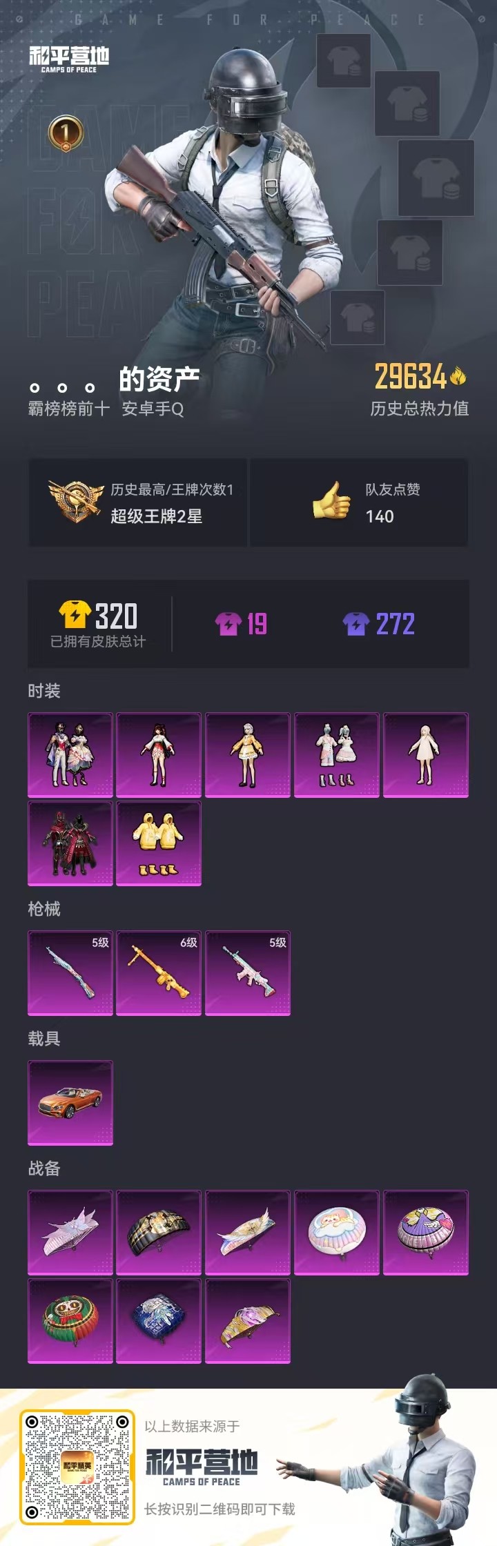 HPKG3197825和平精英账号详情图8 HPKG3197825和平精英账号详情图8