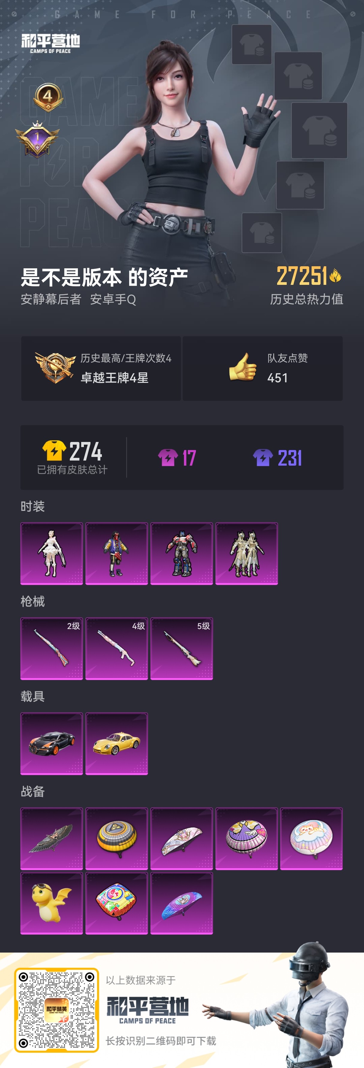 HPKG3174463和平精英账号详情图8