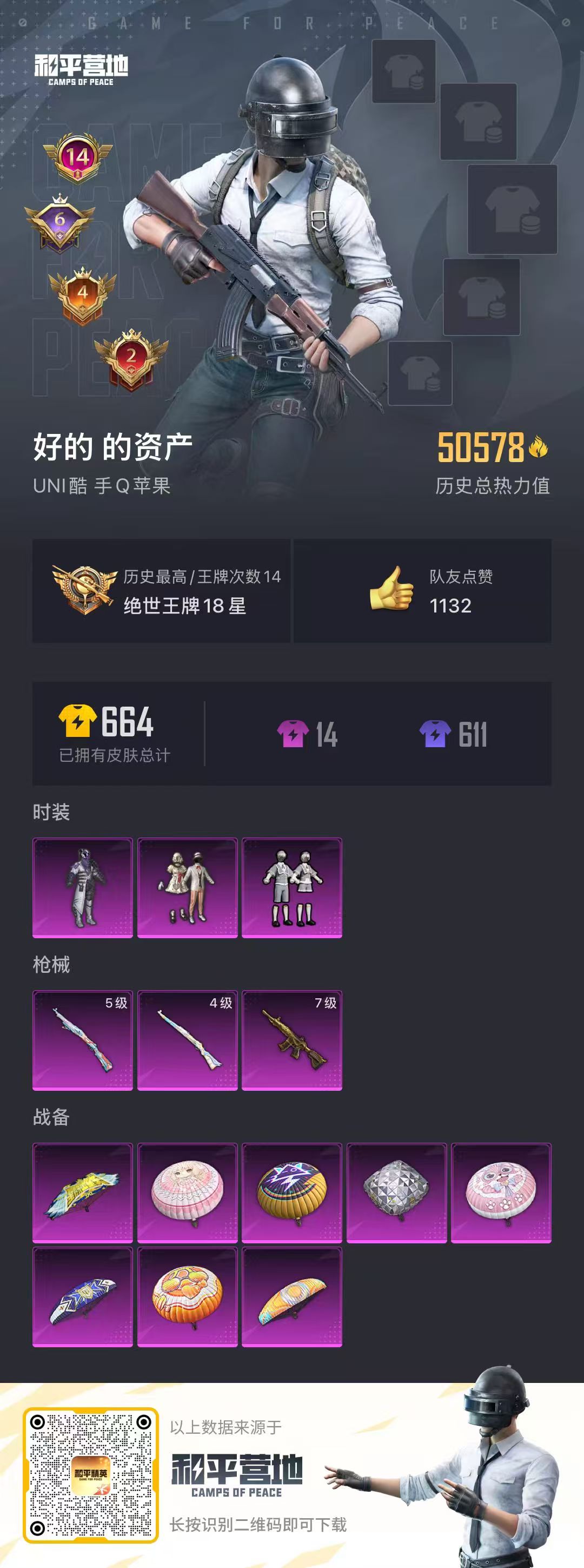 HPKG3174380和平精英账号详情图10