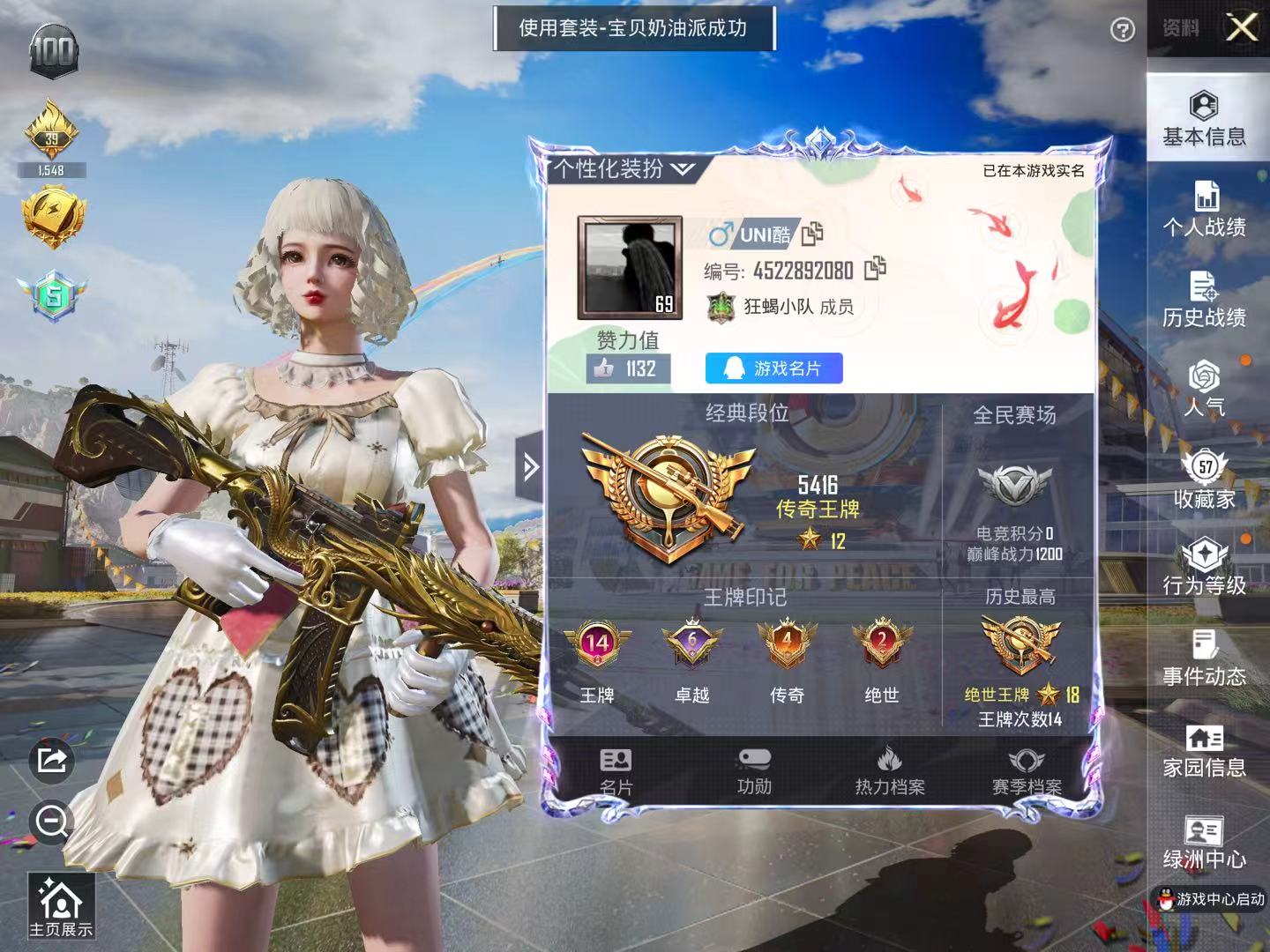 HPKG3174380和平精英账号详情图12
