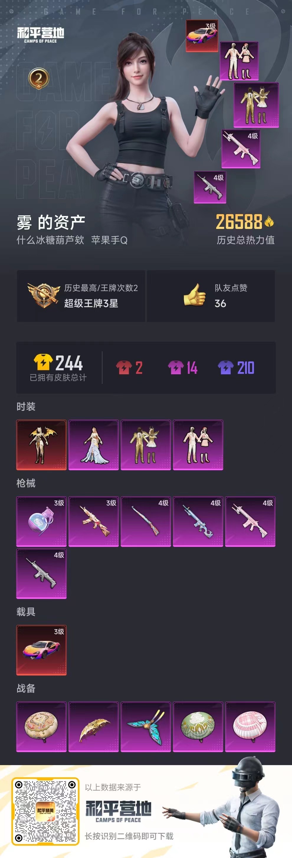 HPSJ3177831和平精英账号详情图6 HPSJ3177831和平精英账号详情图6