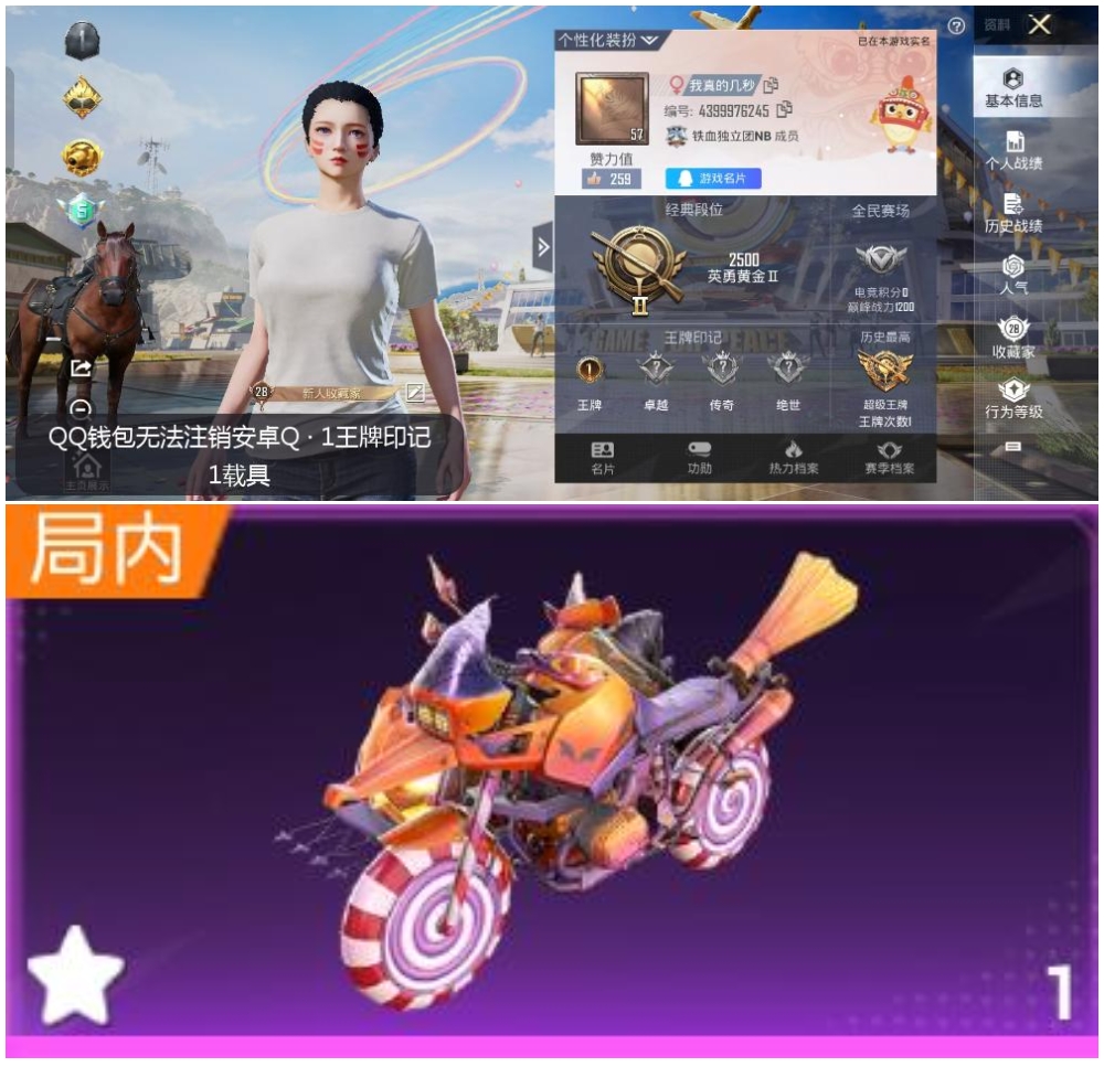 HPSJ3177693和平精英账号详情图5