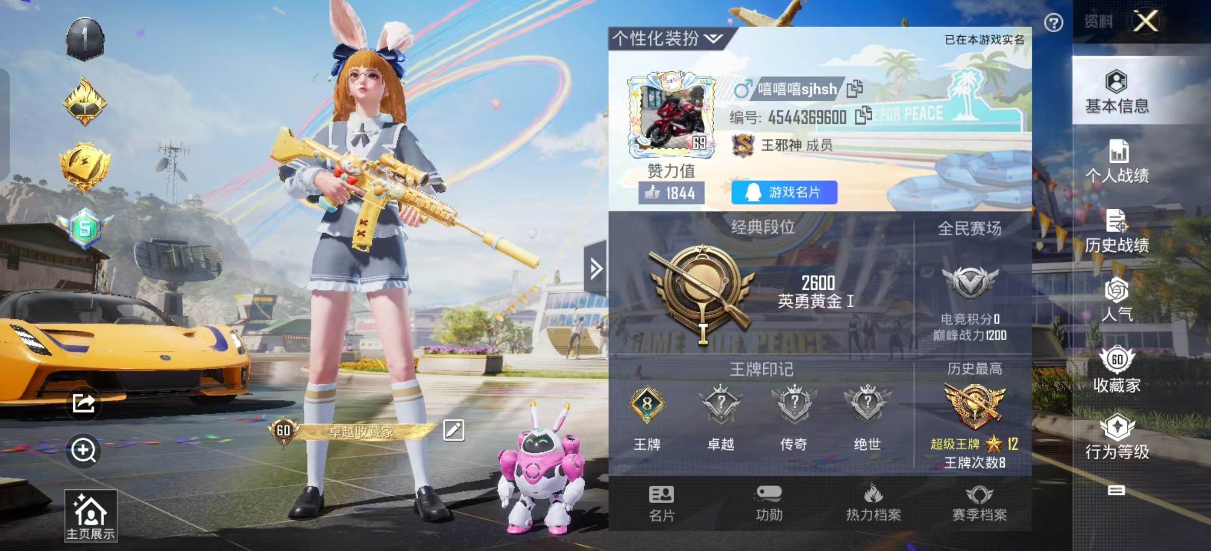 HPKG3231438和平精英账号详情图10 HPKG3231438和平精英账号详情图10