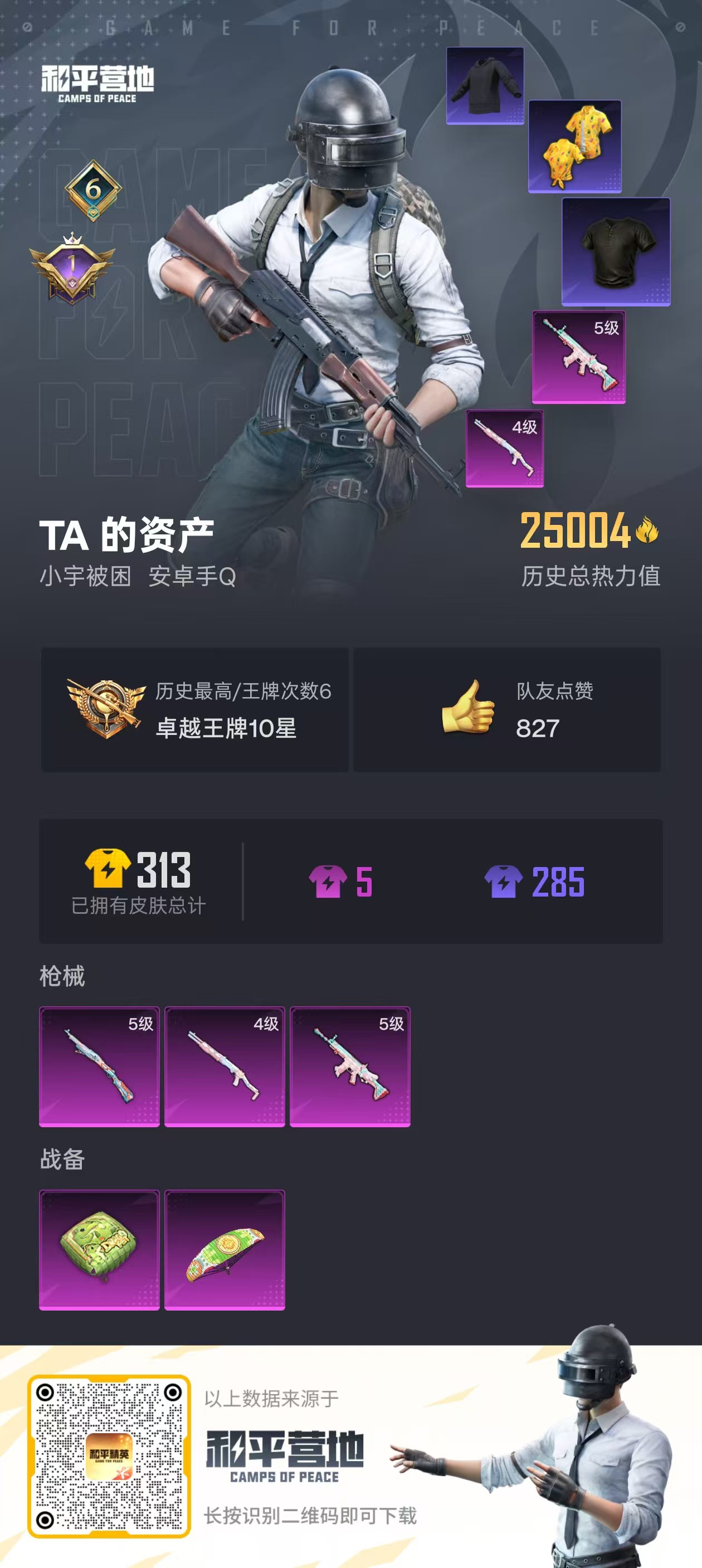 HPSJ3177687和平精英账号详情图3