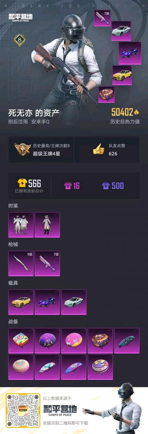 HPKG3198991和平精英账号详情图11 HPKG3198991和平精英账号详情图11