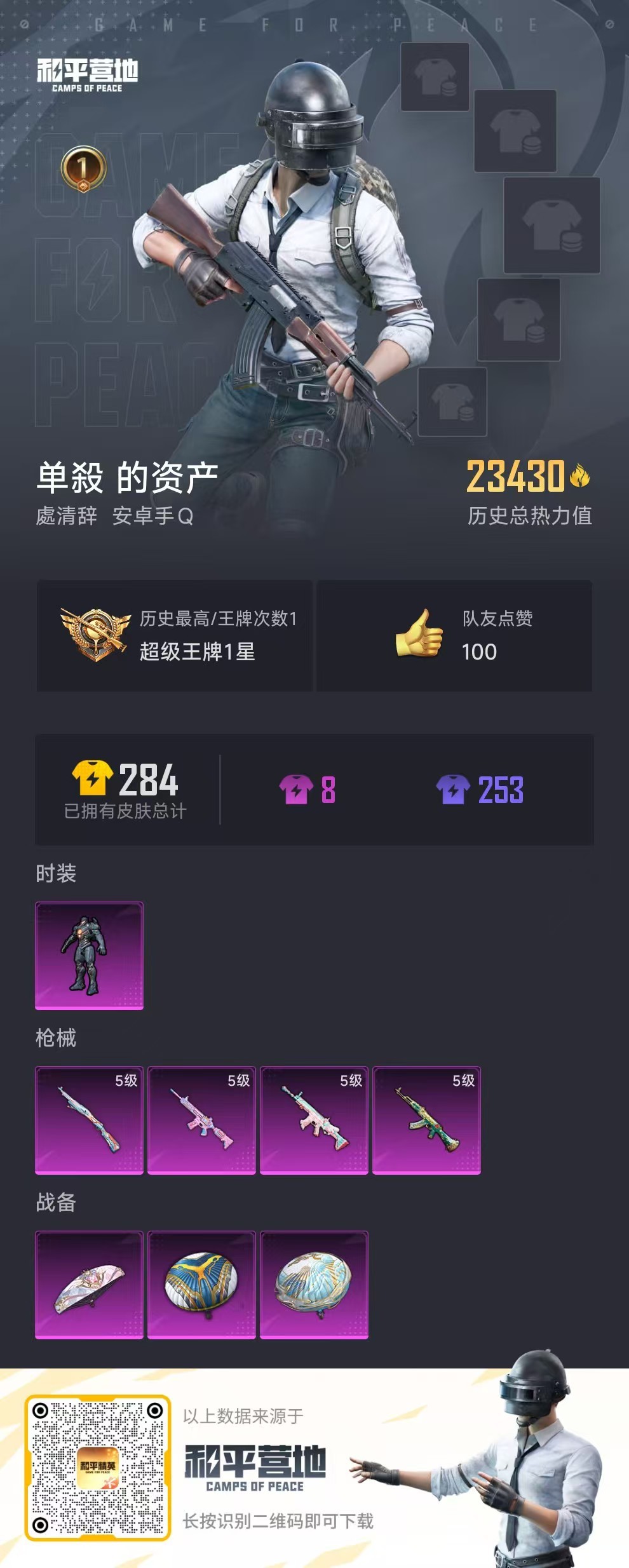 HPSJ3180001和平精英账号详情图6 HPSJ3180001和平精英账号详情图6