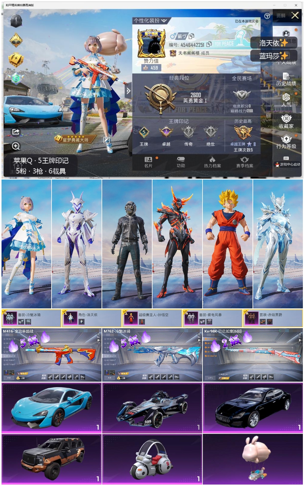 HPKG3182291和平精英账号详情图9