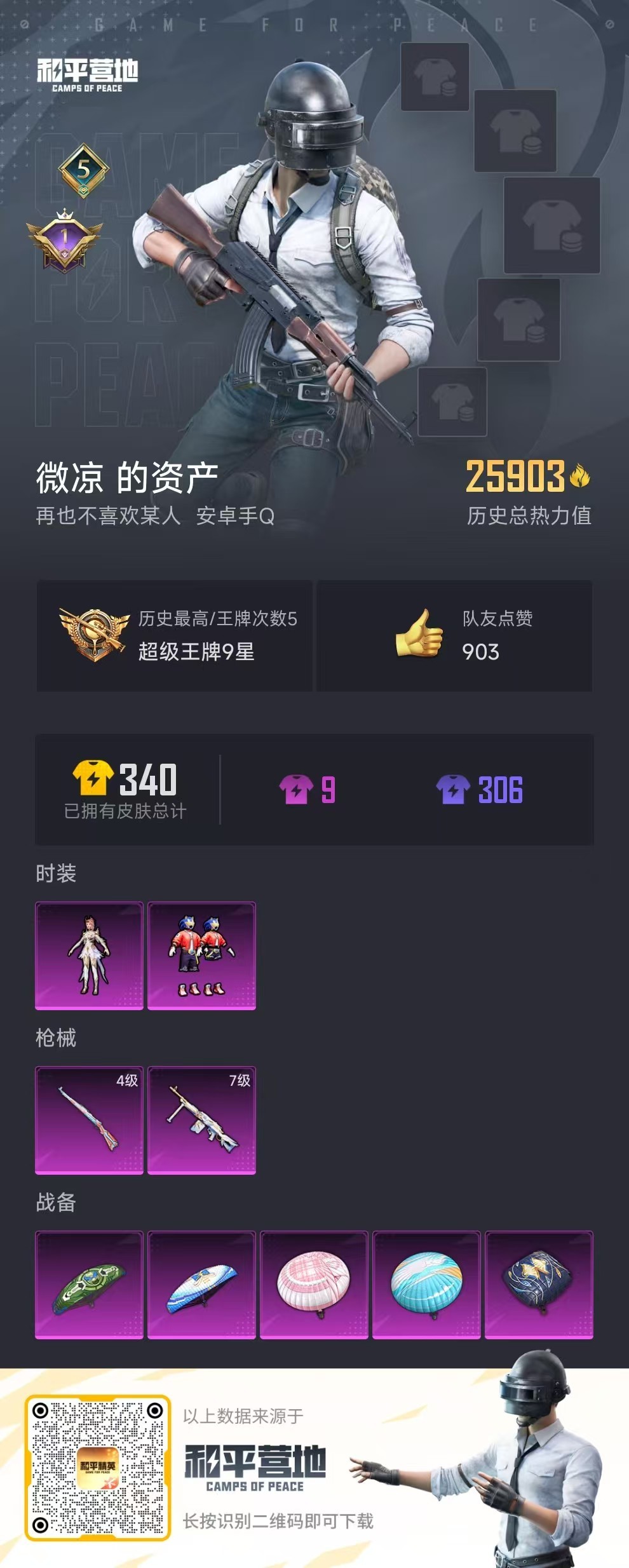 HPSJ3180416和平精英账号详情图7 HPSJ3180416和平精英账号详情图7