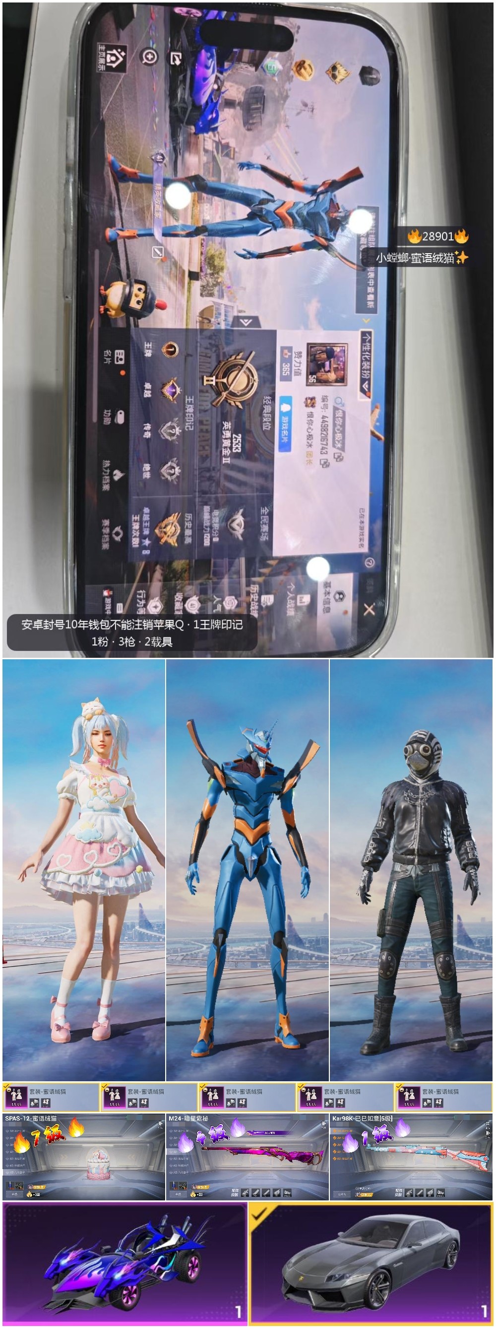 HPSJ3183552和平精英账号详情图5 HPSJ3183552和平精英账号详情图5