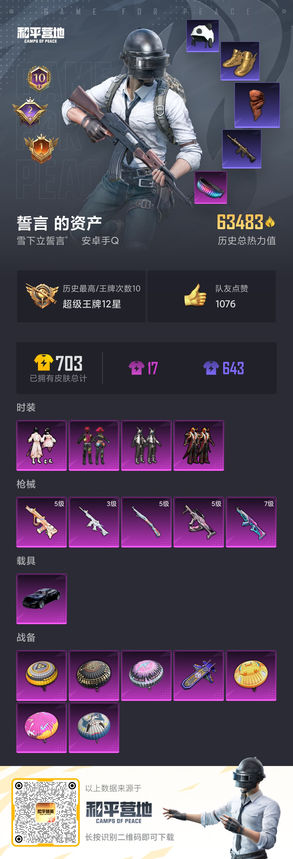 HPKG3232215和平精英账号详情图6 HPKG3232215和平精英账号详情图6
